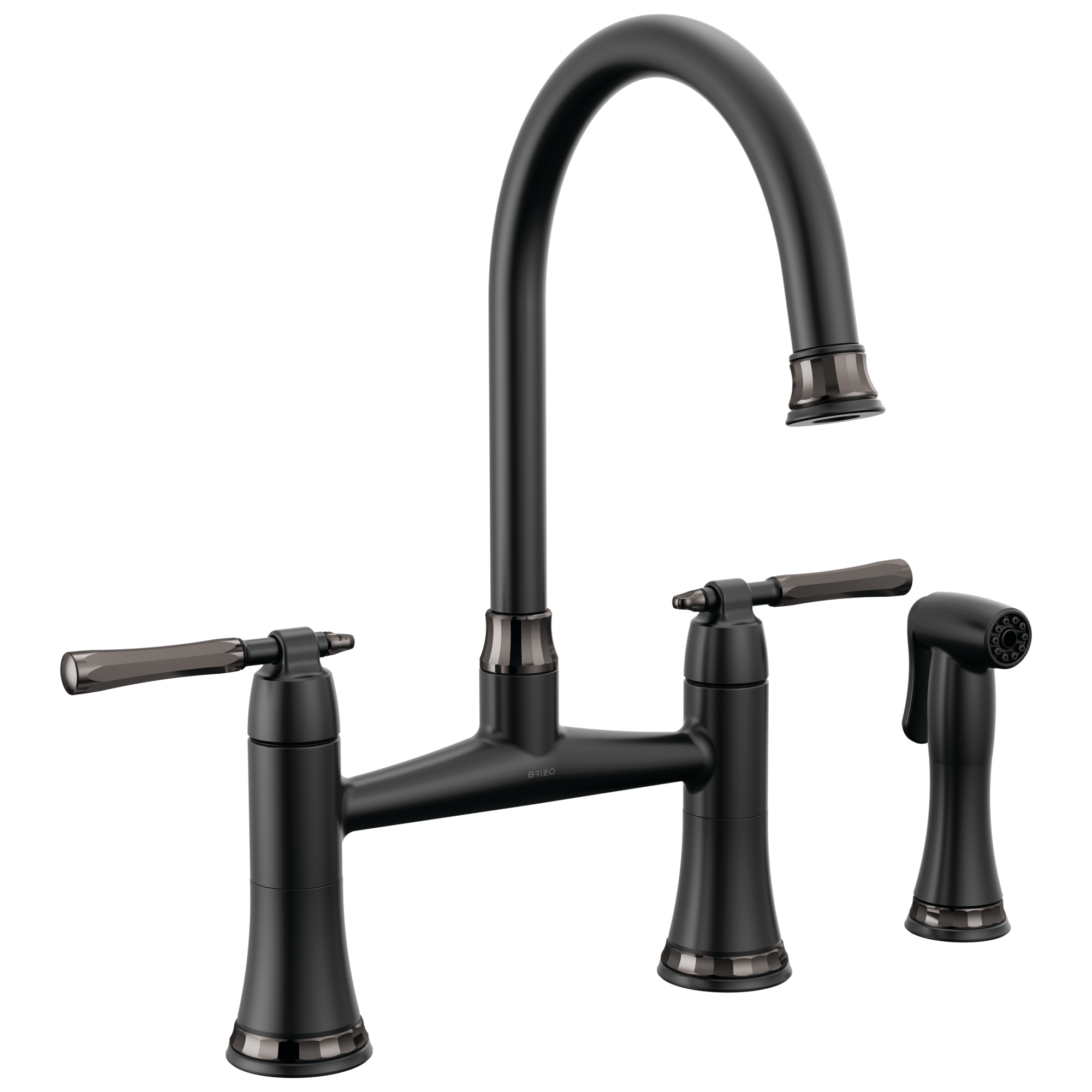 Brizo The Tulham Kitchen Collection by Brizo Bridge Kitchen Faucet with Side Spray by Brizo