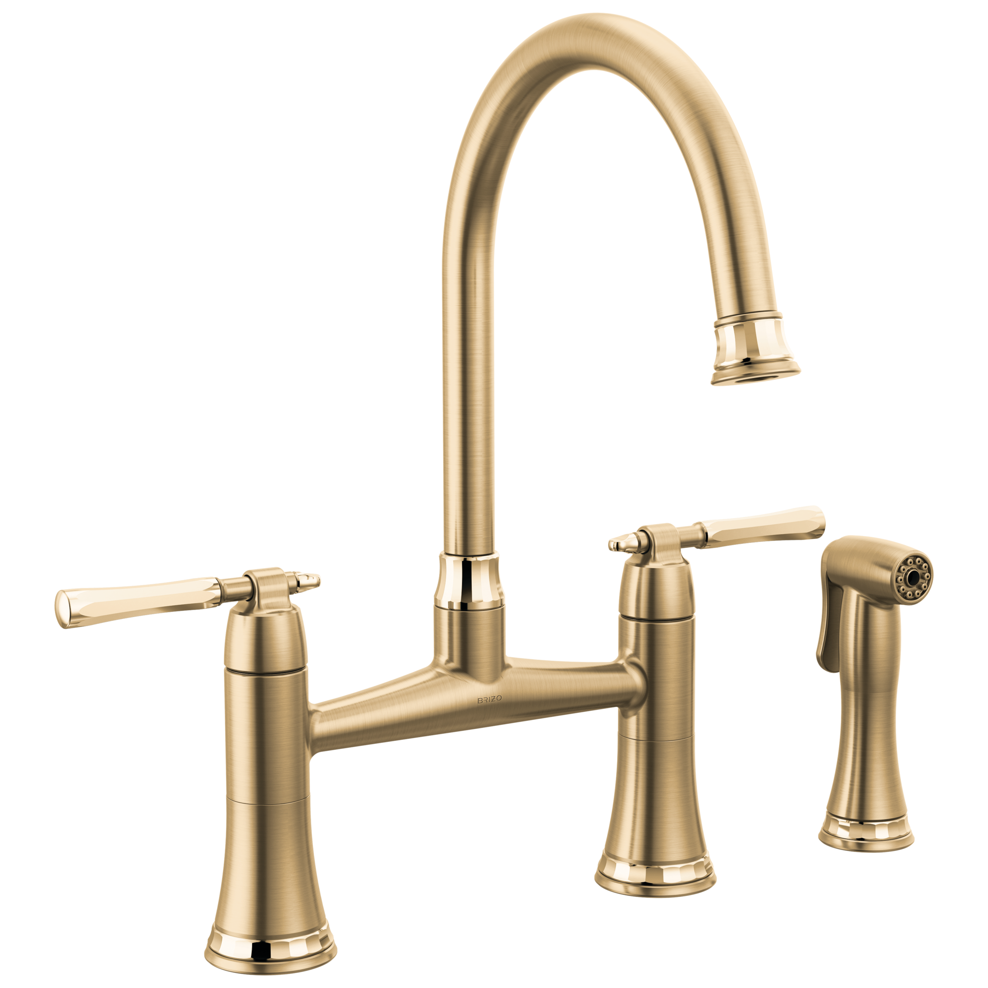 Brizo The Tulham Kitchen Collection by Brizo Bridge Kitchen Faucet with Side Spray by Brizo