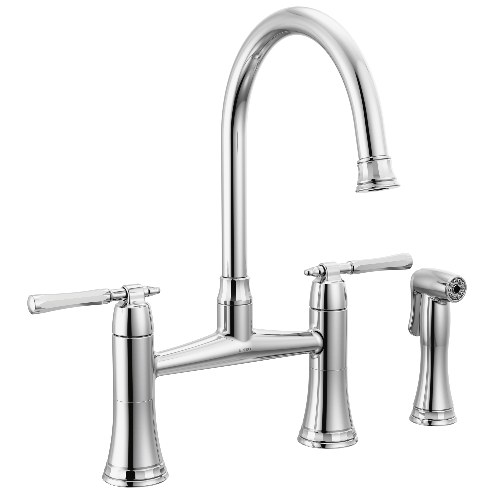chrome kitchen faucet