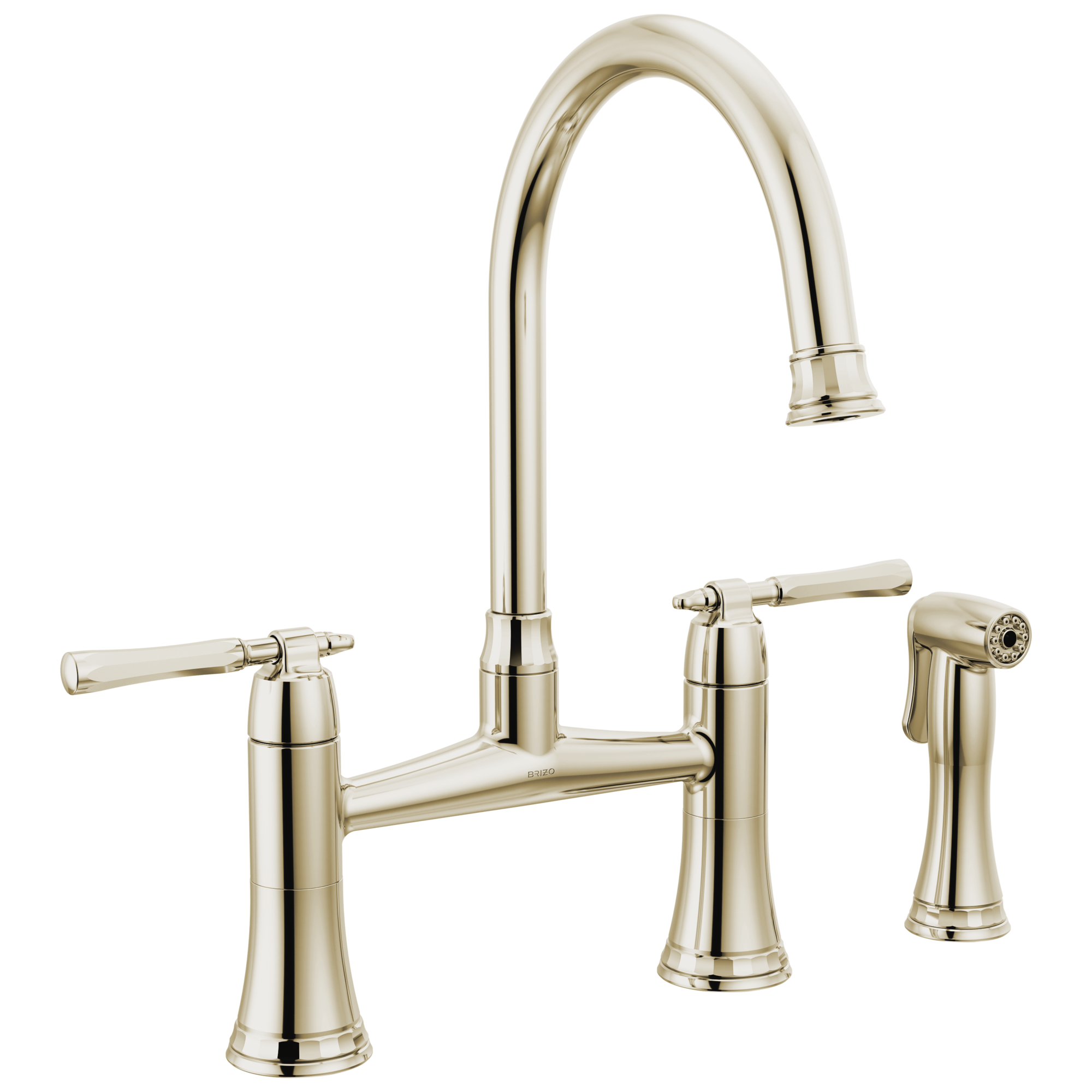 Brizo The Tulham Kitchen Collection by Brizo Bridge Kitchen Faucet with Side Spray by Brizo