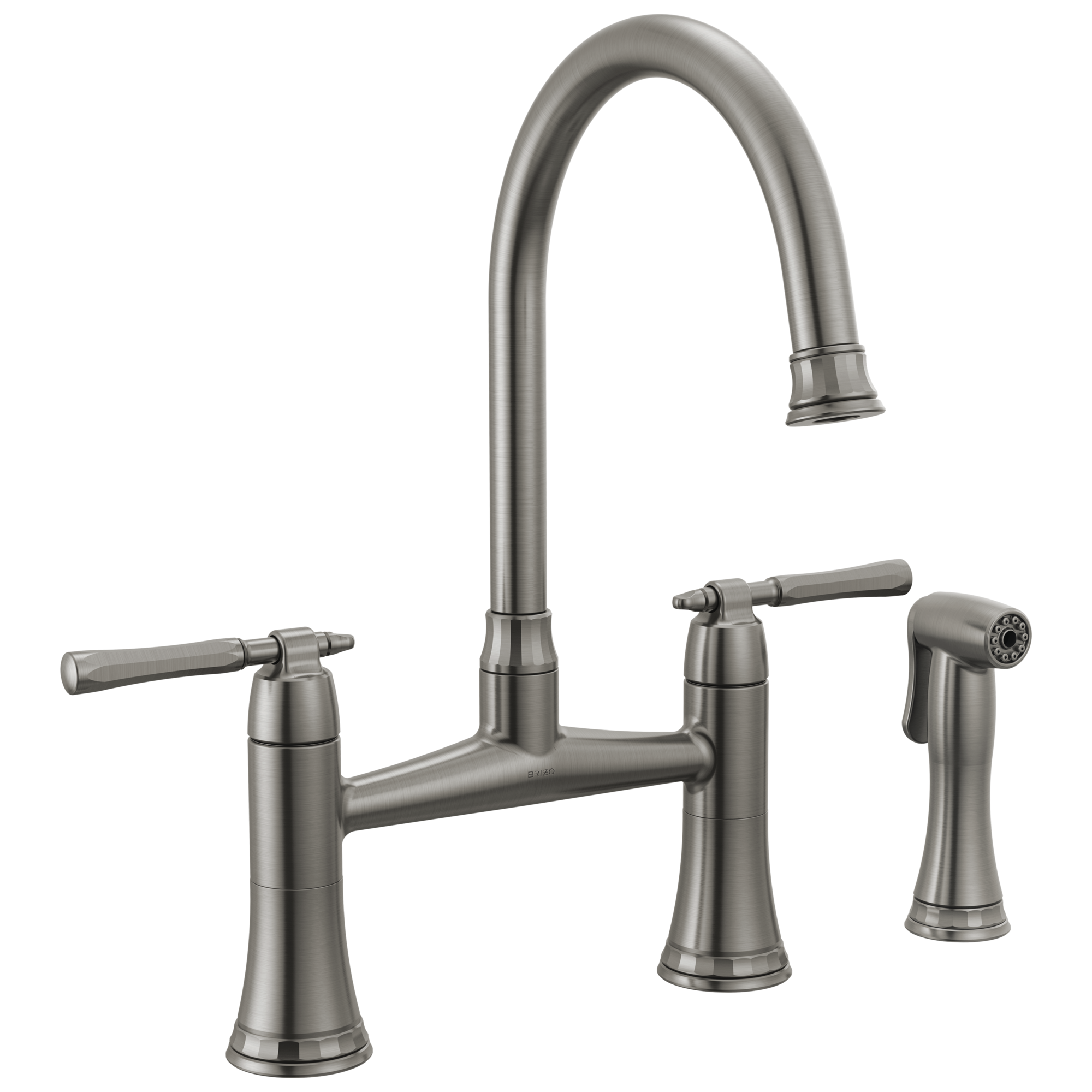 Brizo The Tulham Kitchen Collection by Brizo Bridge Kitchen Faucet with Side Spray by Brizo