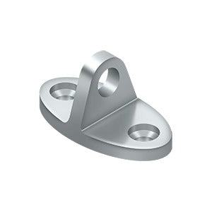 polished chrome cabin hook eye