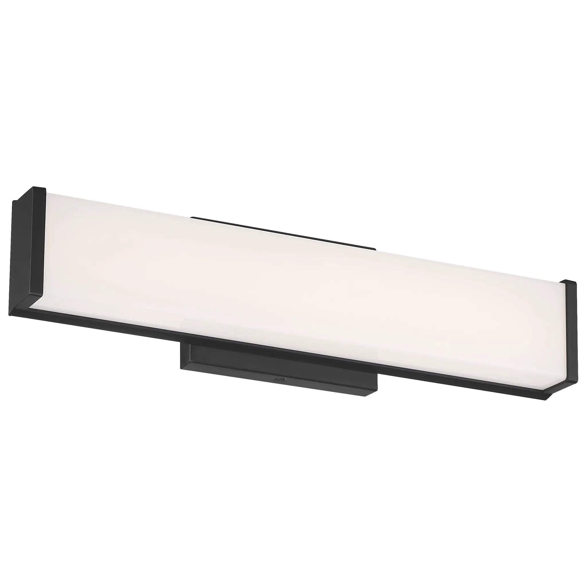 matte black led vanity