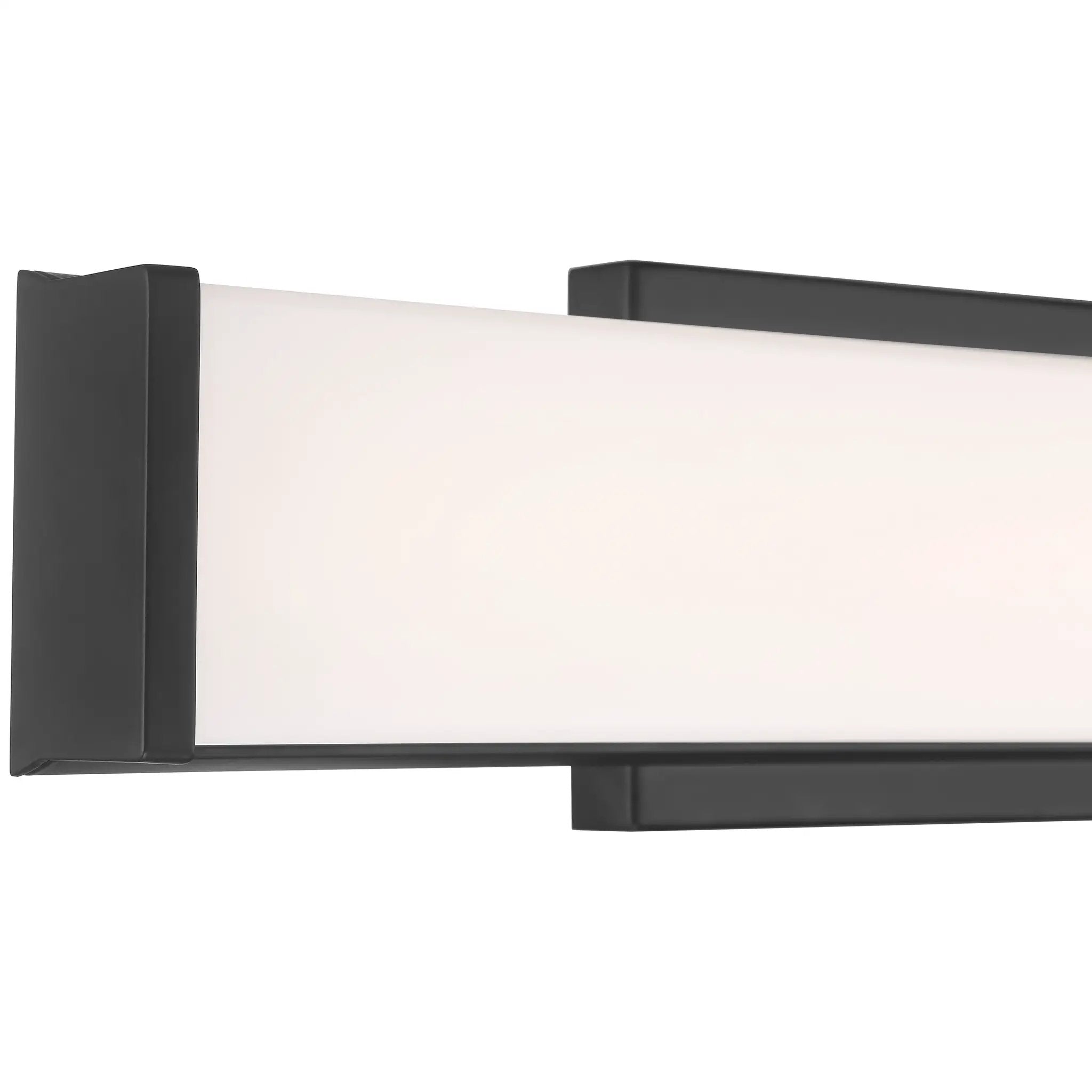 matte black led vanity