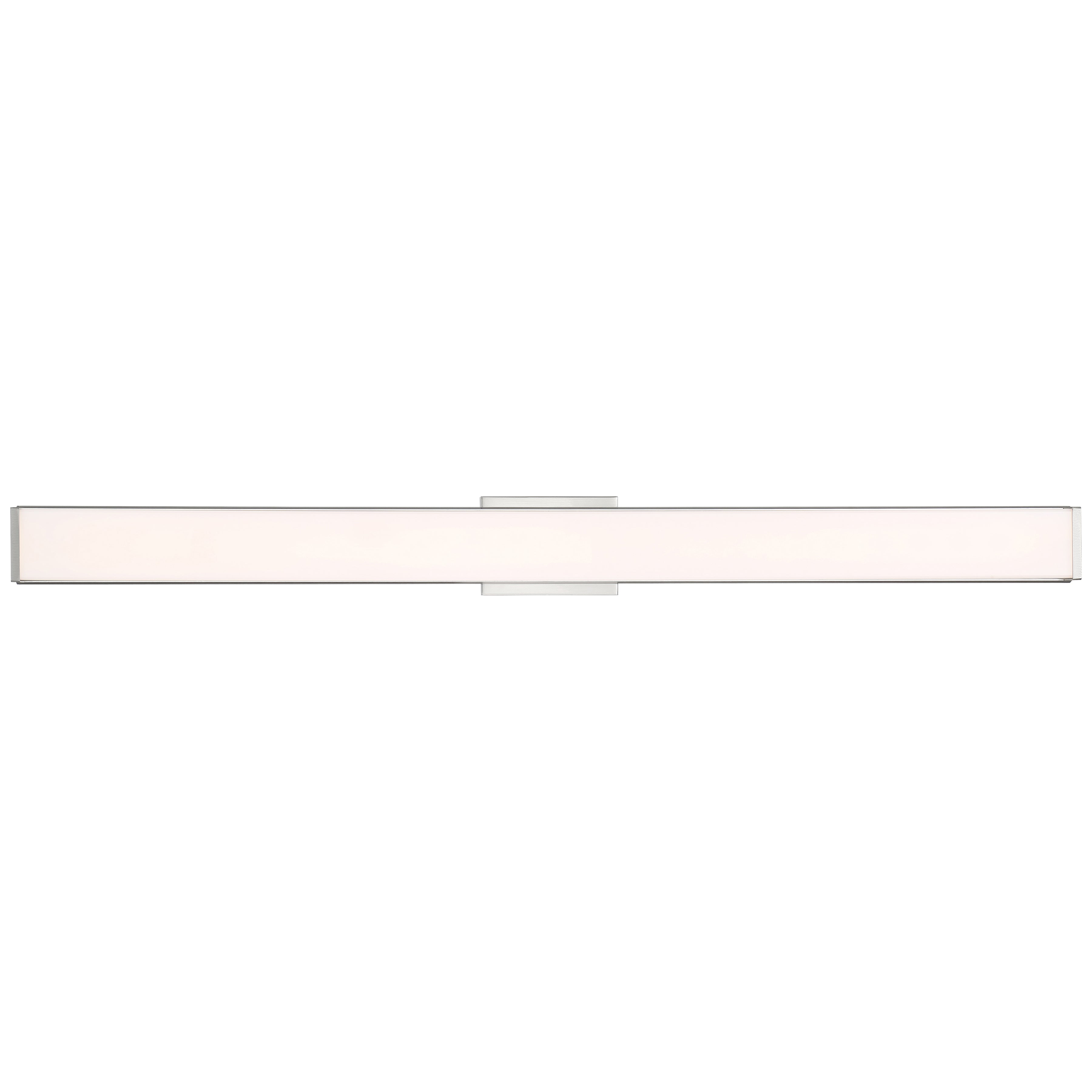 brushed steel led vanity