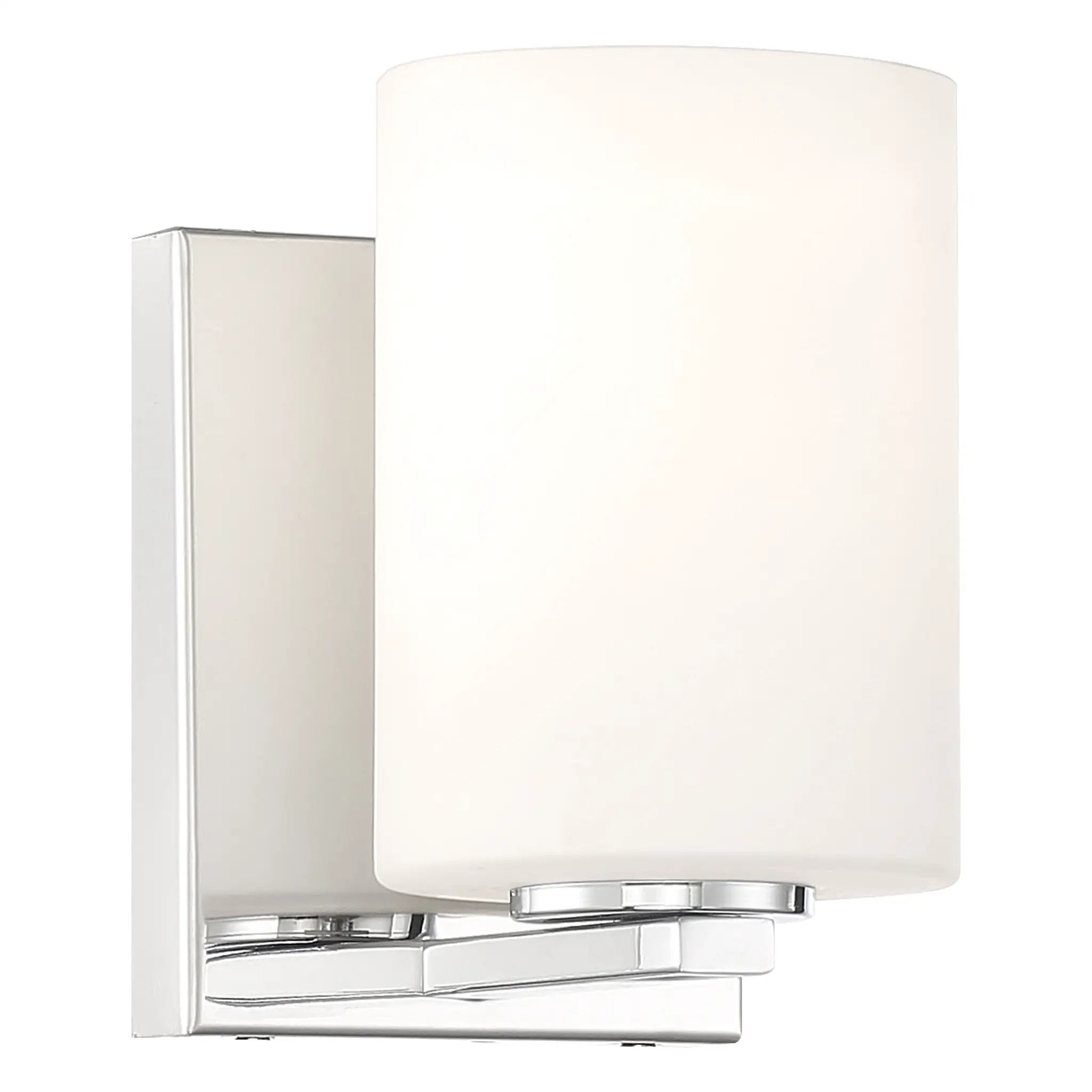 chrome led wall sconce & vanity