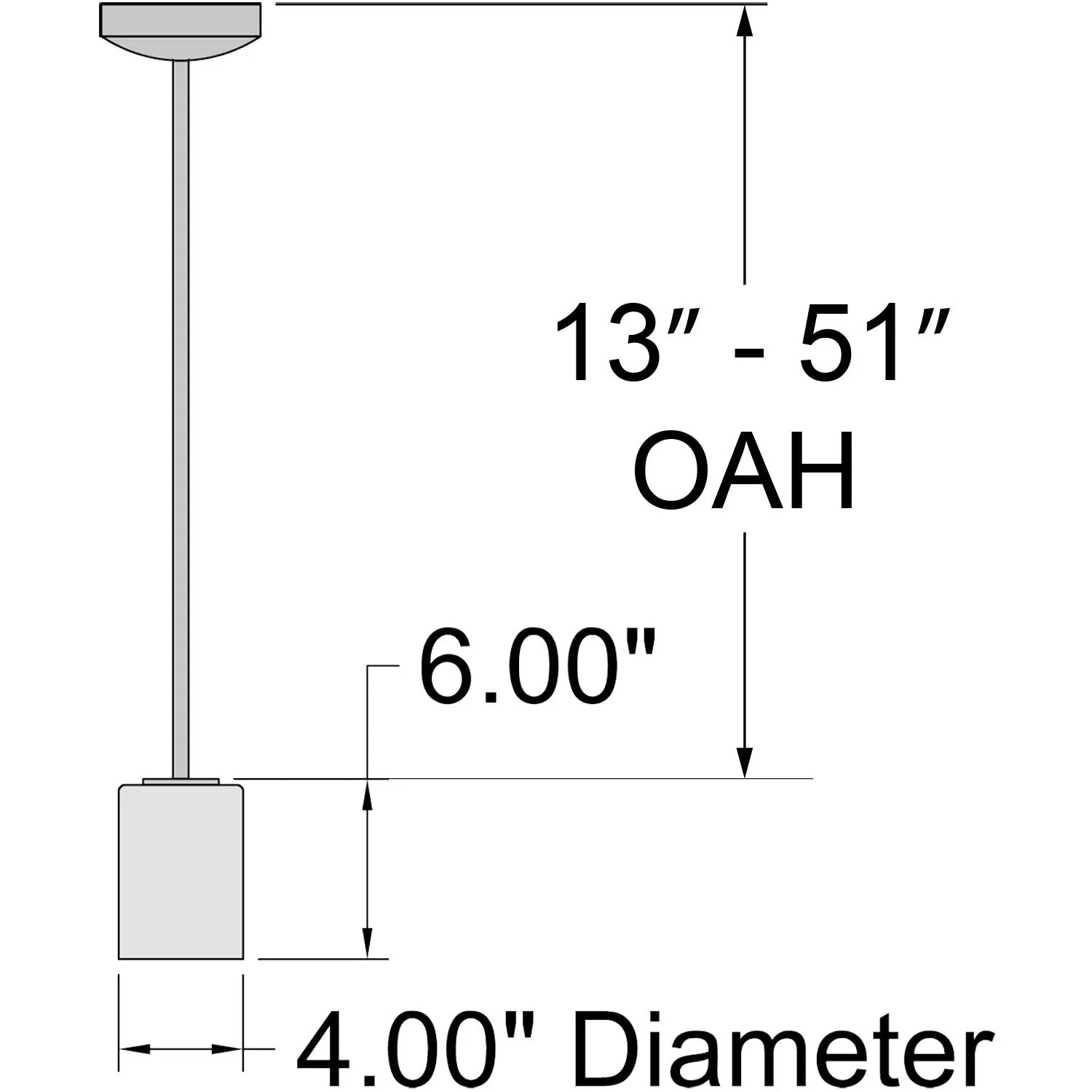 matte black led pendant