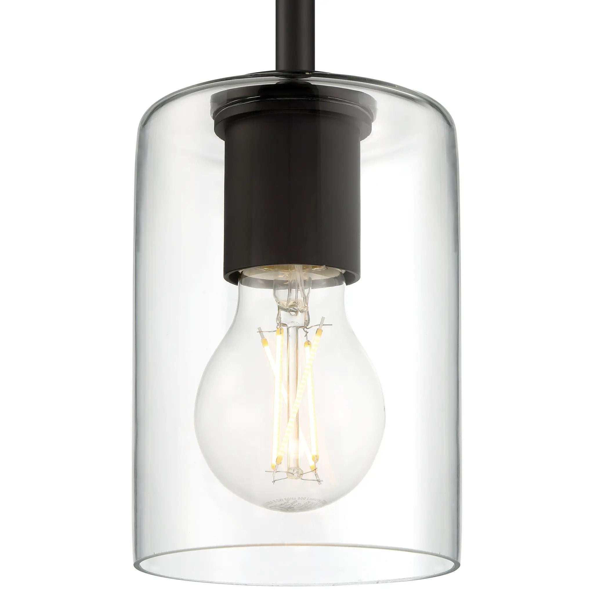 matte black led pendant