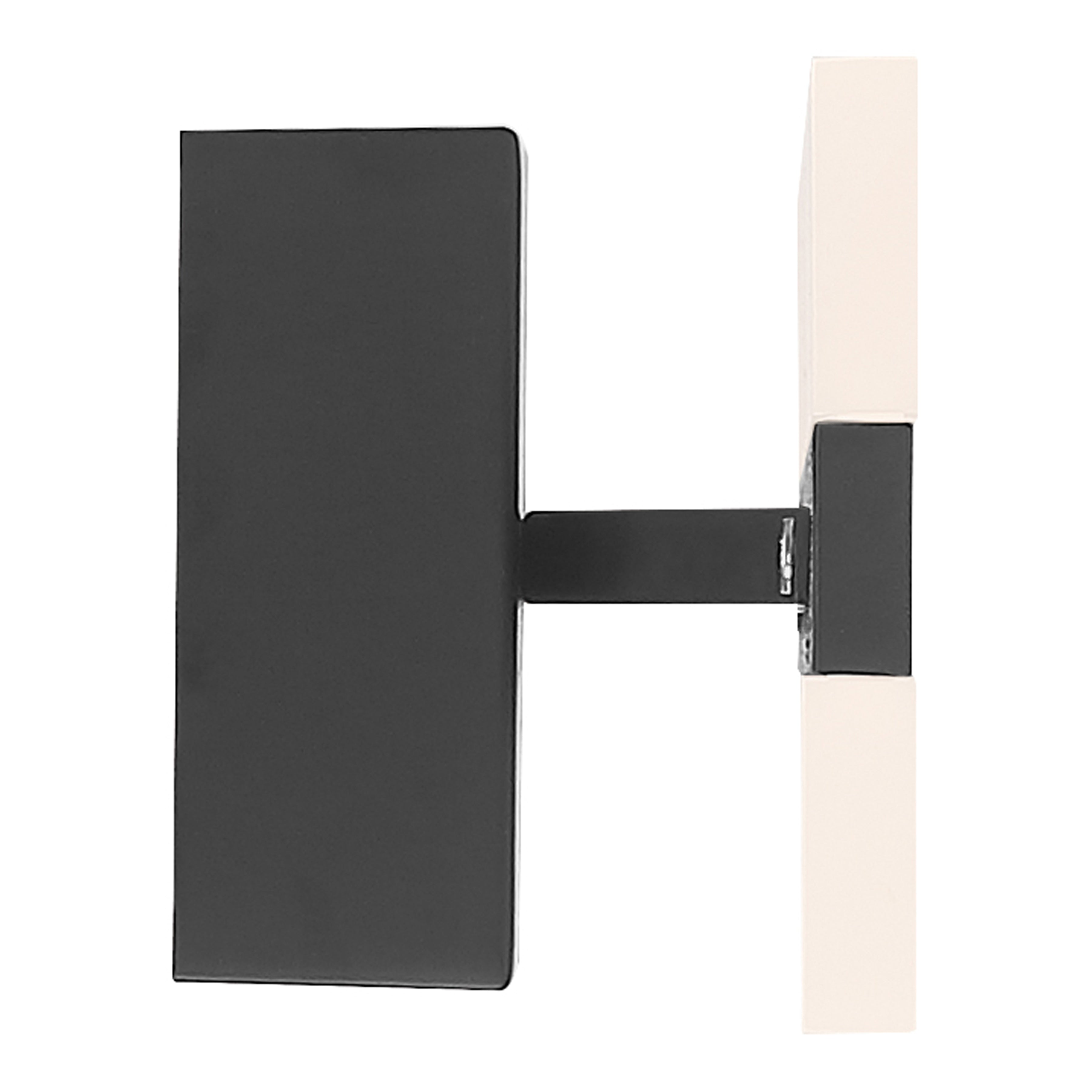 matte black led vanity