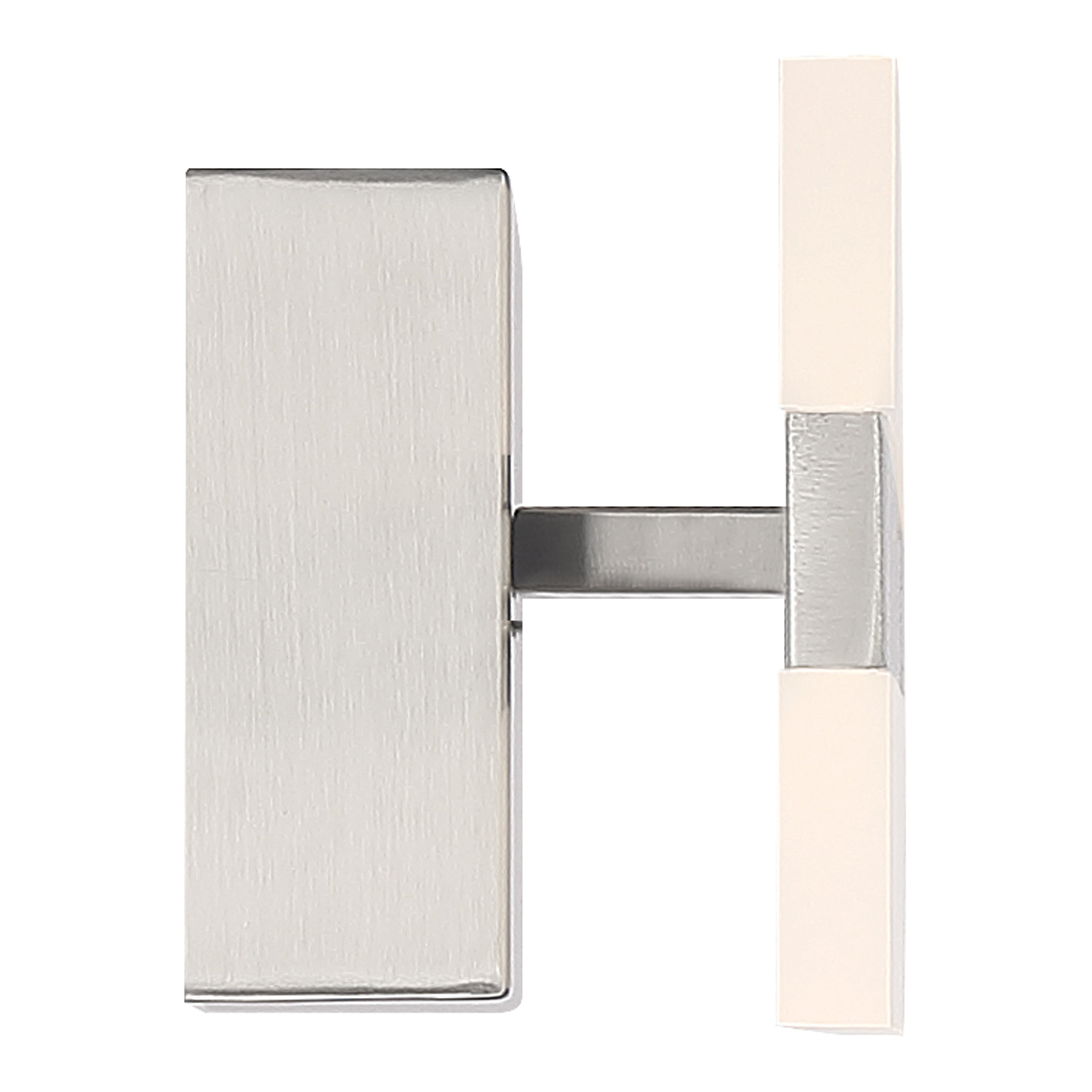 brushed steel led vanity