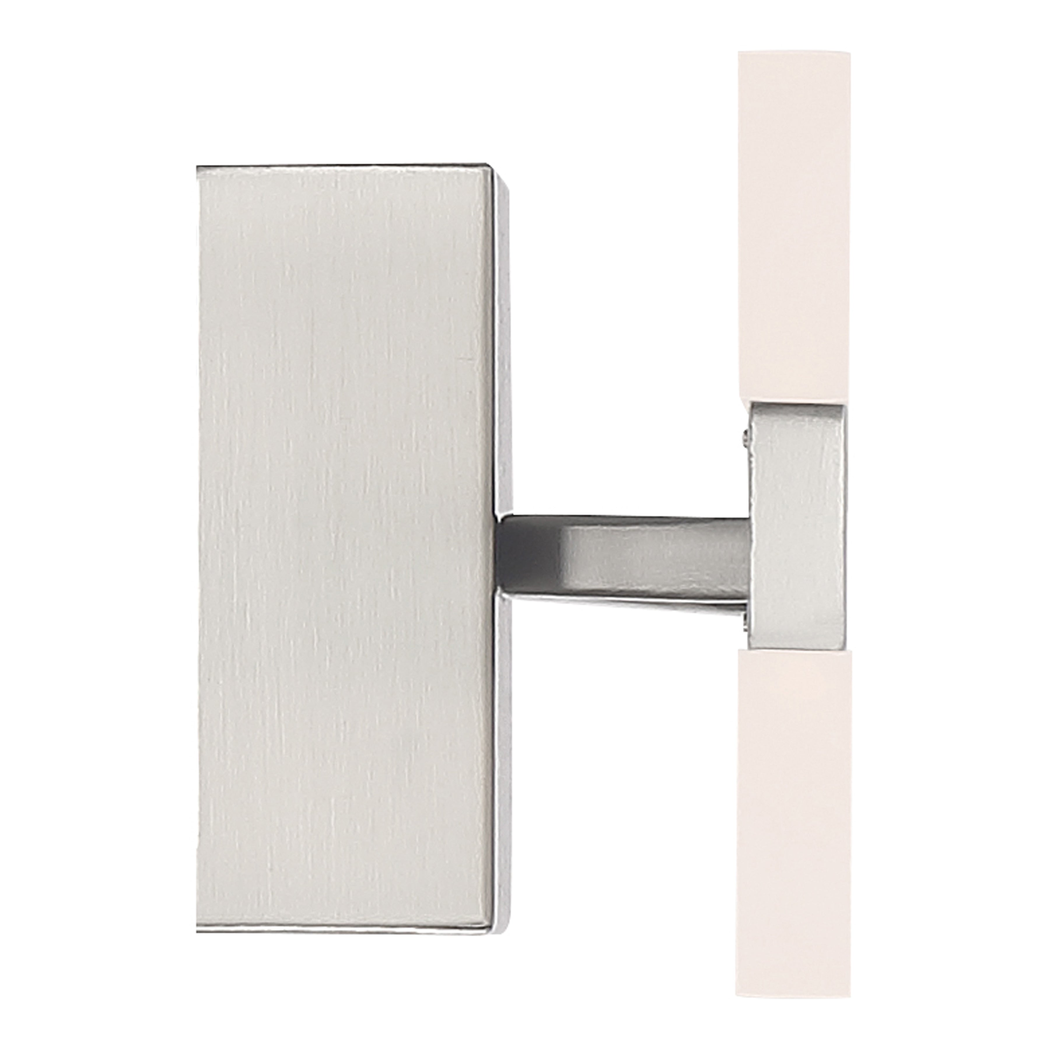 brushed steel led vanity