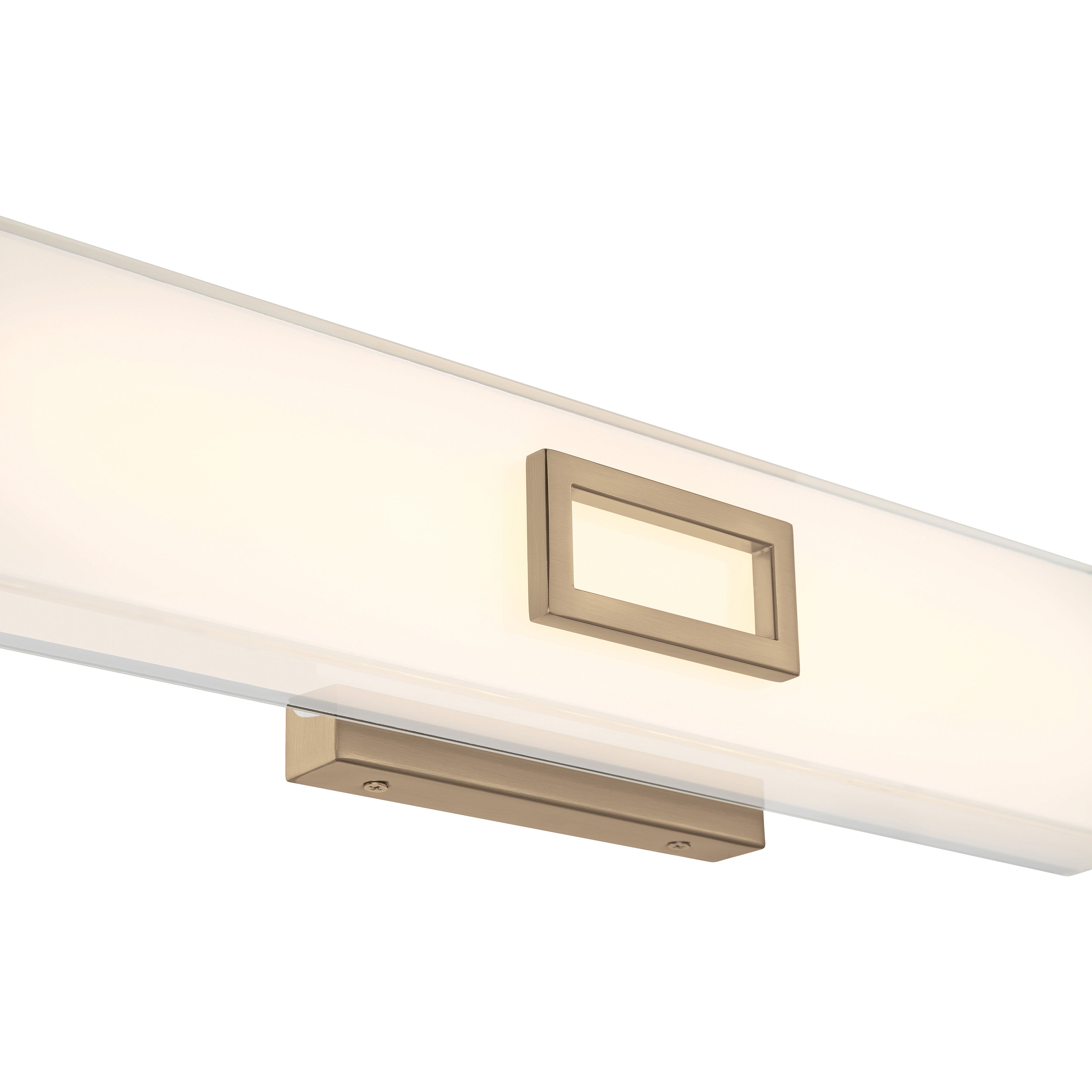 antique brushed brass led vanity