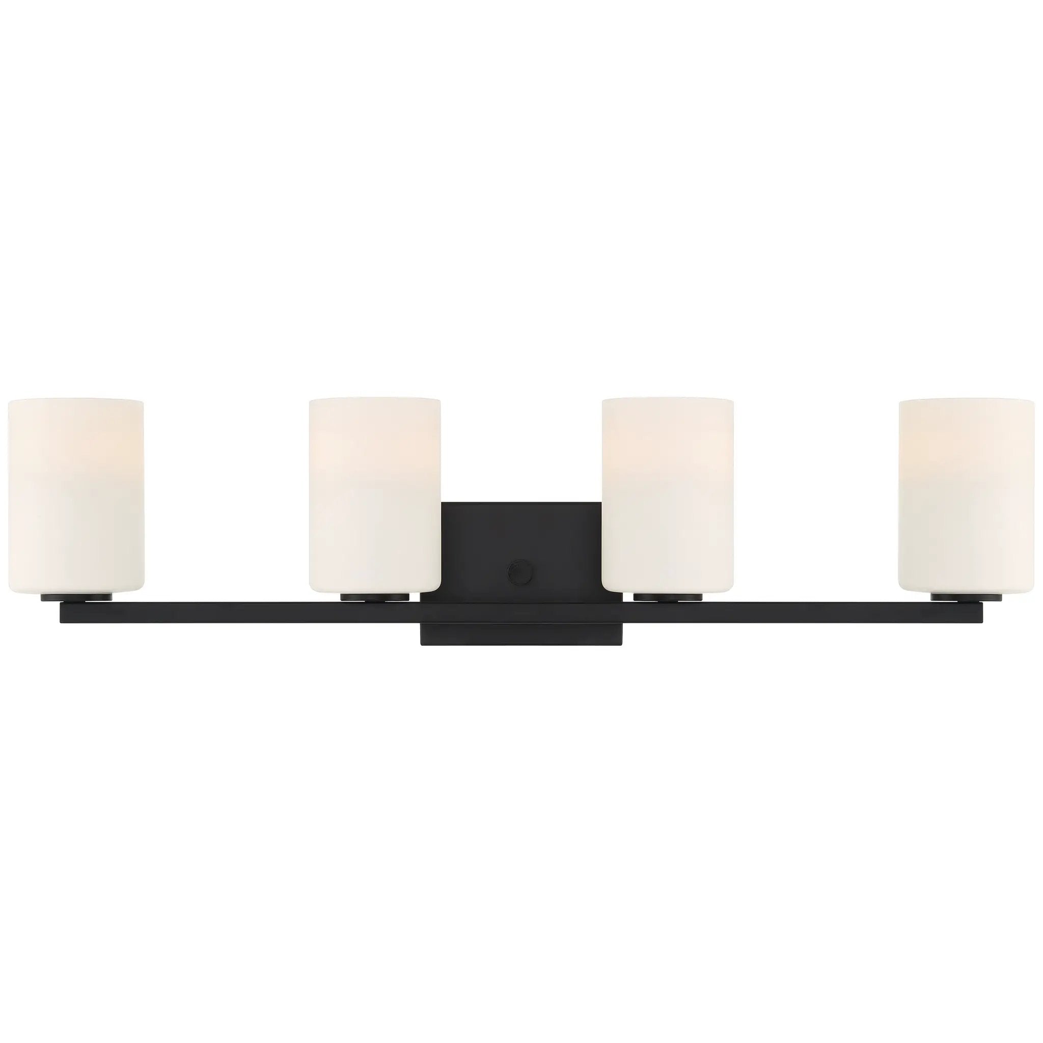 matte black 4 light led vanity