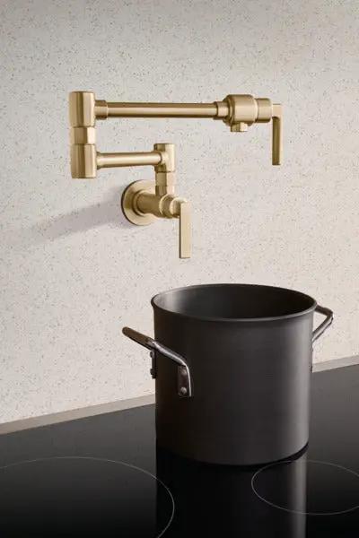 Brizo Kintsu Wall Mount Pot Filler with Lever Handle by Brizo