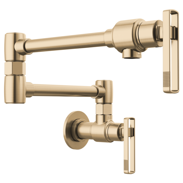 Brizo Kintsu Wall Mount Pot Filler with Knob Handle by Brizo