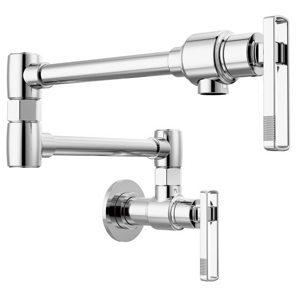 Brizo Kintsu Wall Mount Pot Filler with Knob Handle by Brizo