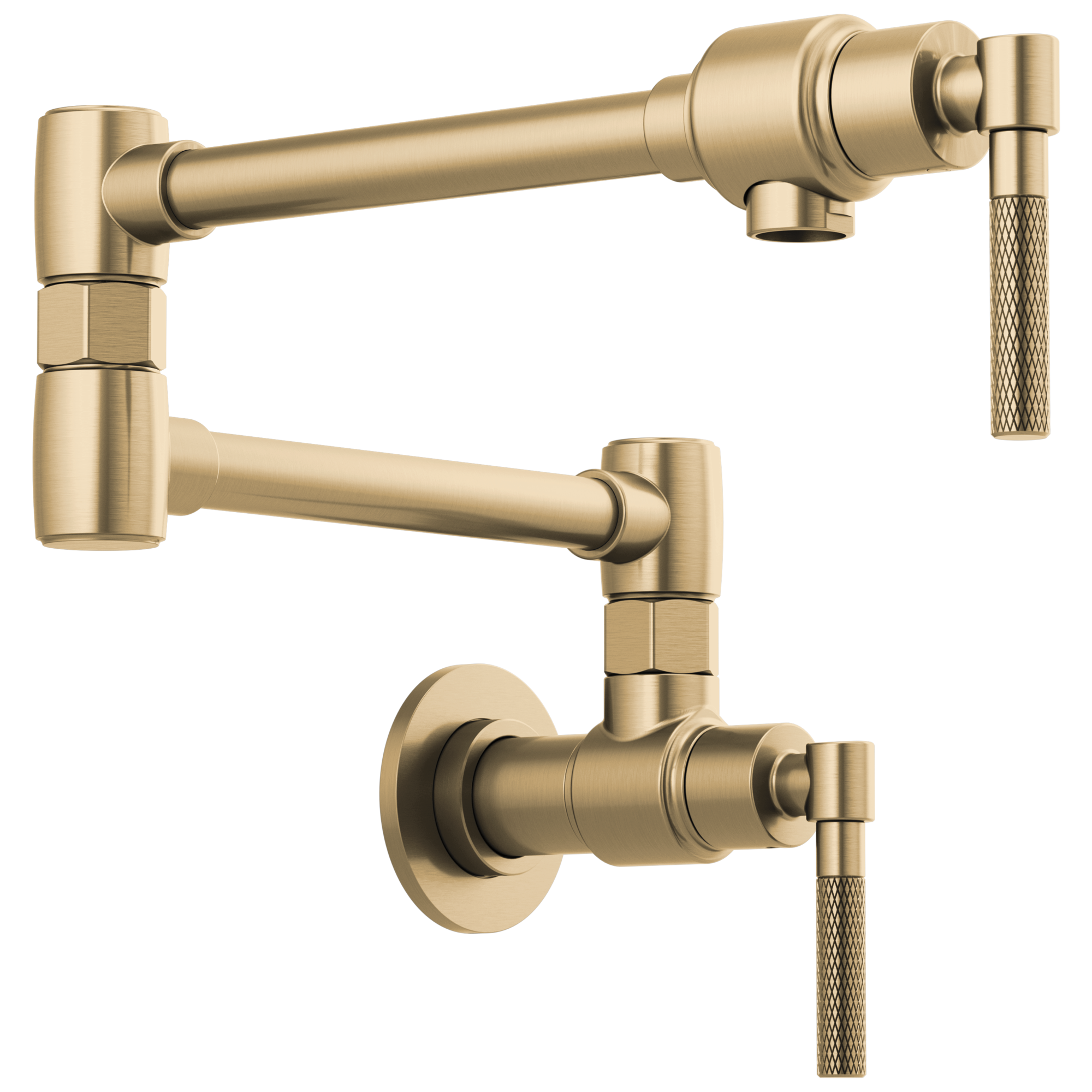 Brizo Litze Wall Mount Pot Filler with Knurled Handle Kit