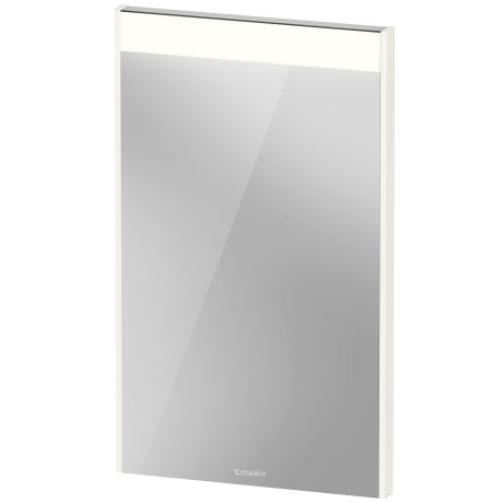 white lighting mirror