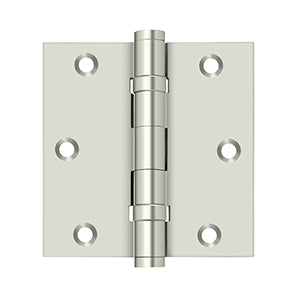 Deltana 3-1/2" x 3-1/2" Square Hinge, Ball Bearings