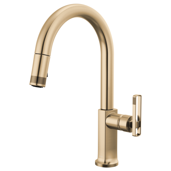 Brizo Kintsu Pull-Down Faucet with Arc Spout - Less Handle
