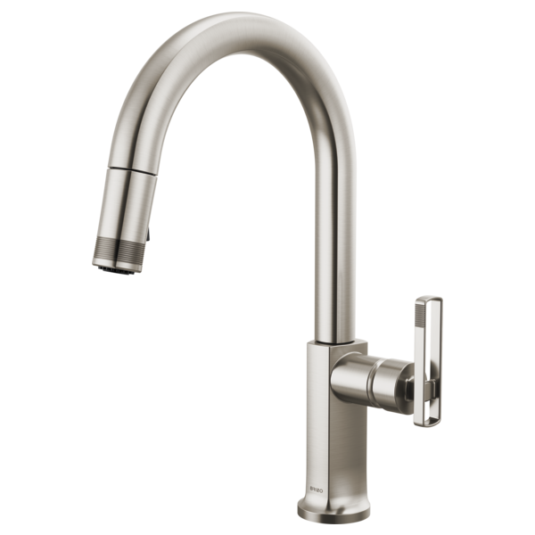 Brizo Kintsu Pull-Down Faucet with Arc Spout - Less Handle