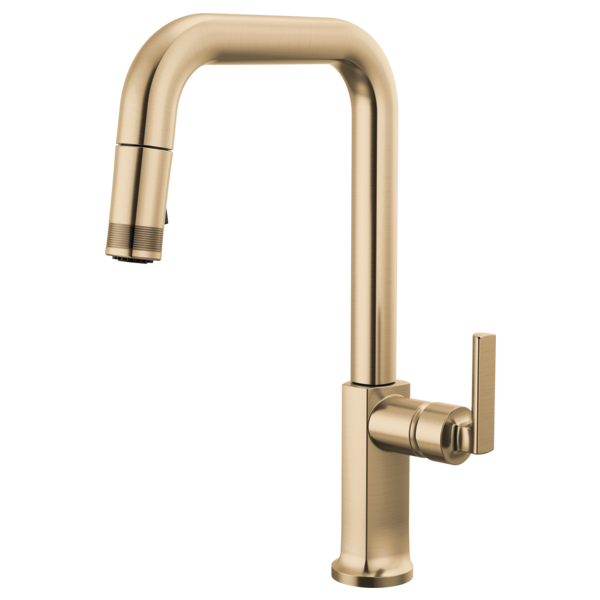 Brizo Kintsu Pull-Down Faucet with Square Spout - Less Handle