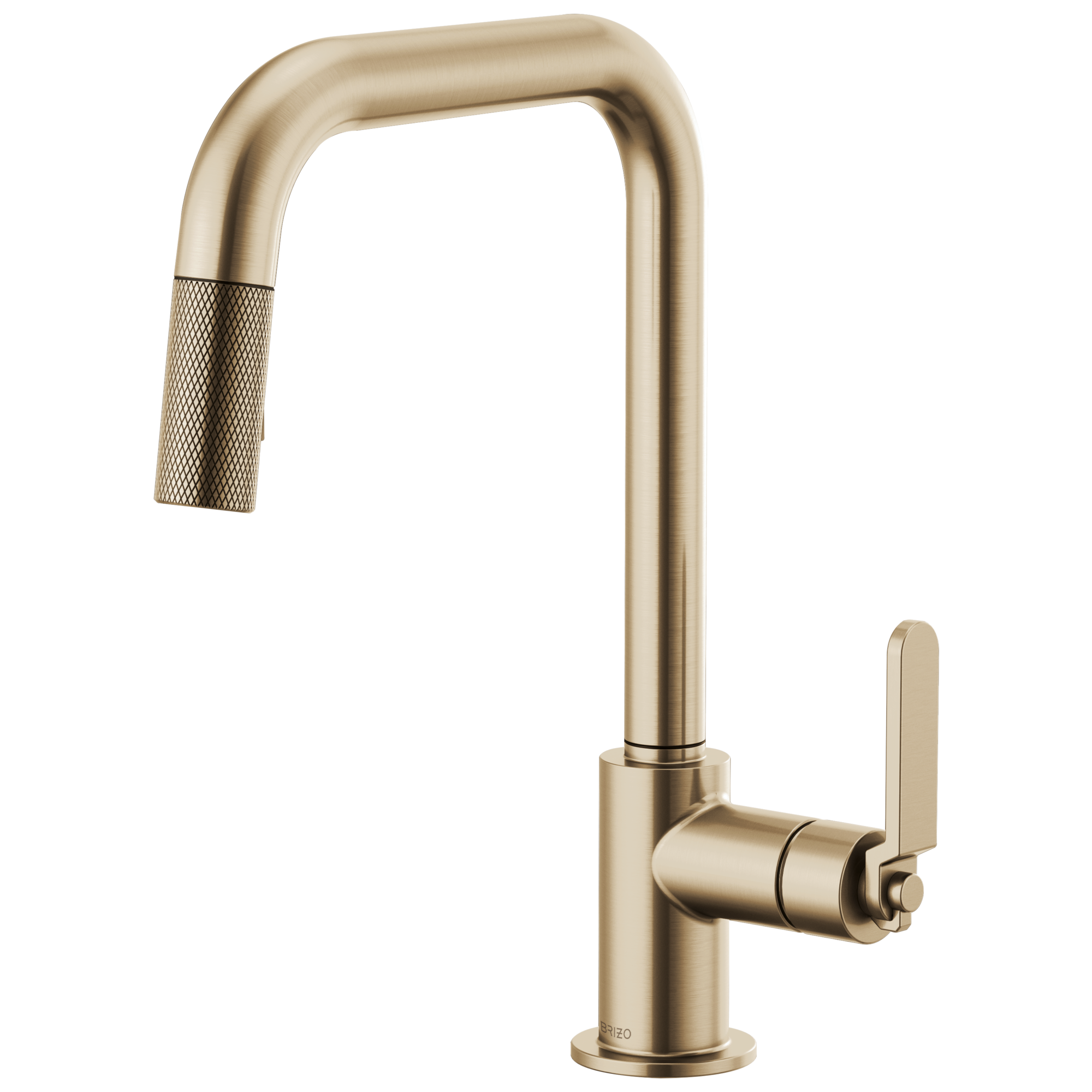 Brizo Litze Pull-Down Faucet with Square Spout and Industrial Handle by Brizo