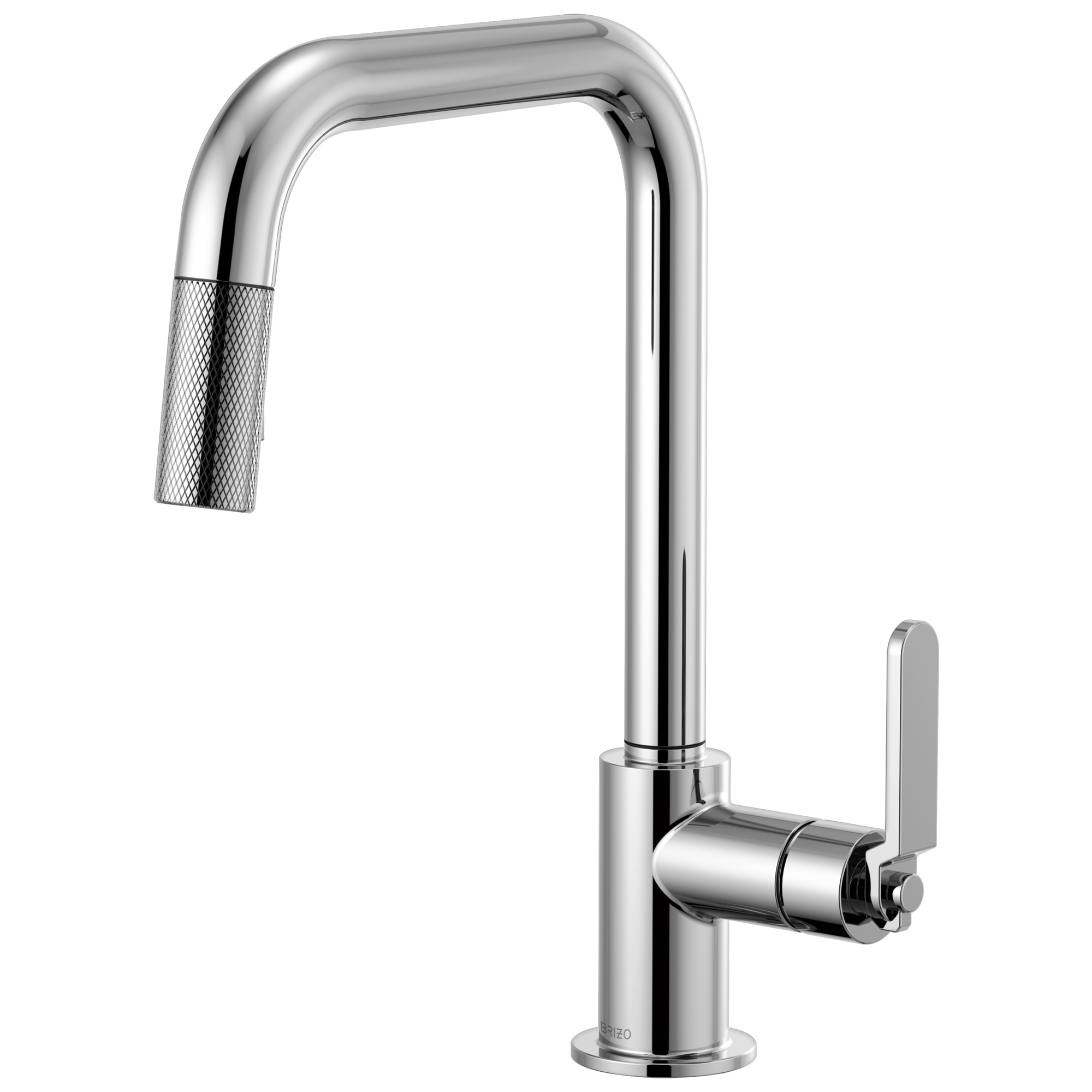 chrome pull-down faucet