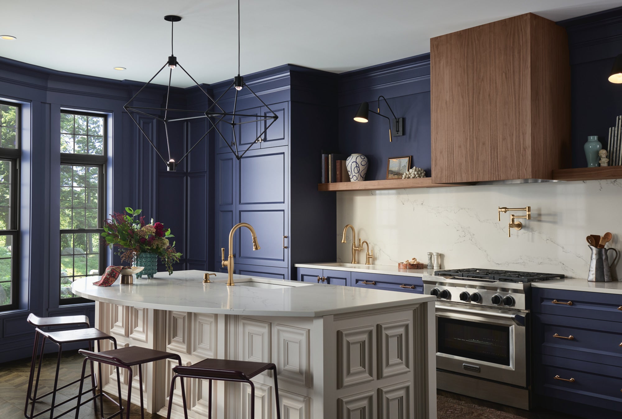 luxe gold / polished gold kitchen faucet