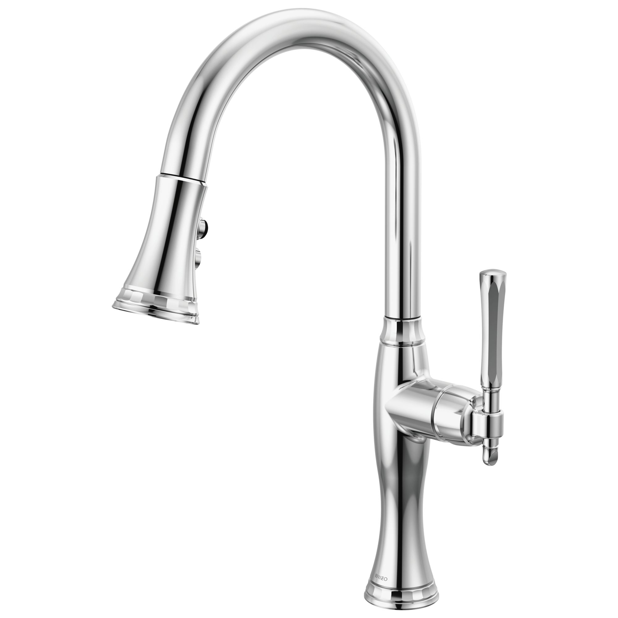 chrome kitchen faucet