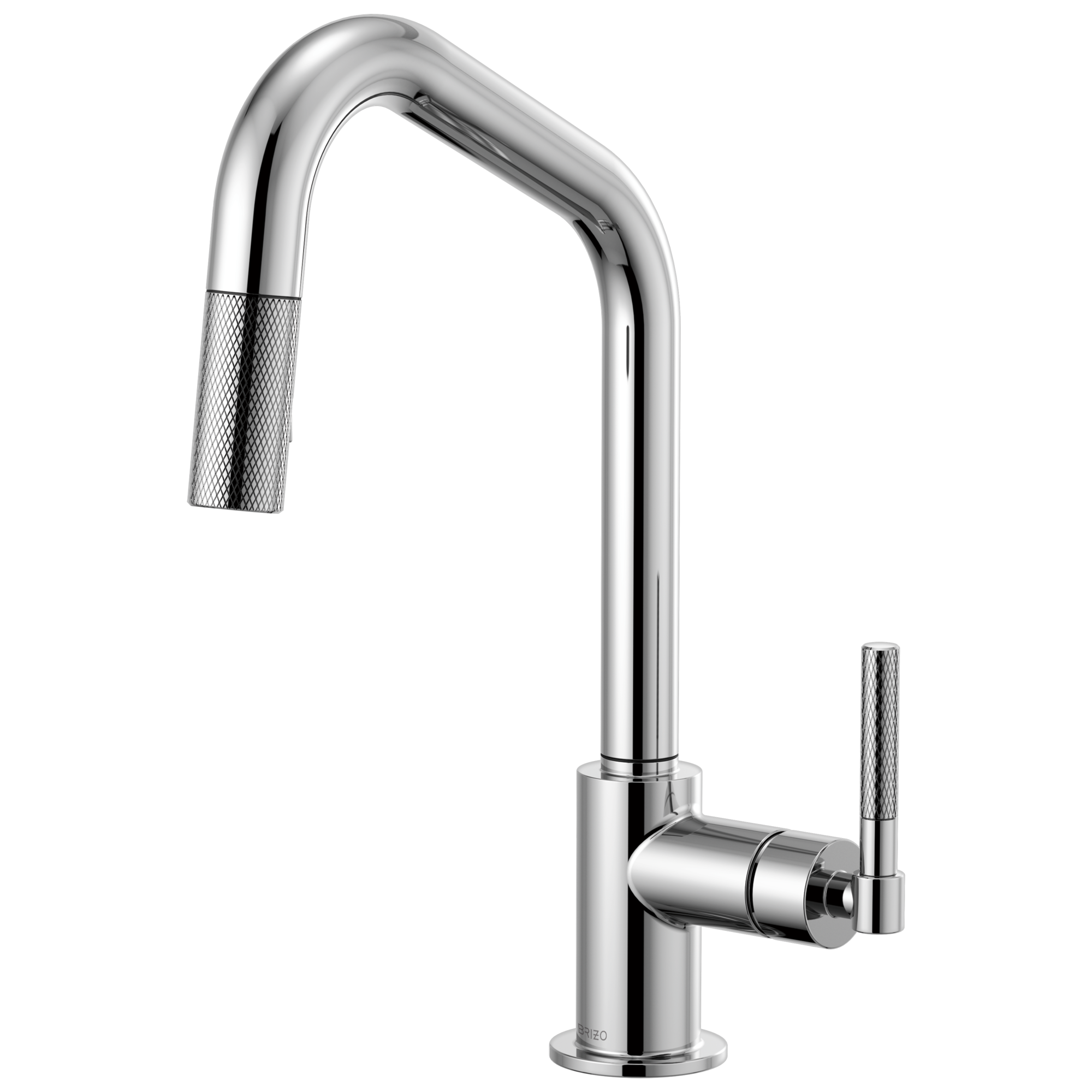 chrome pull-down faucet