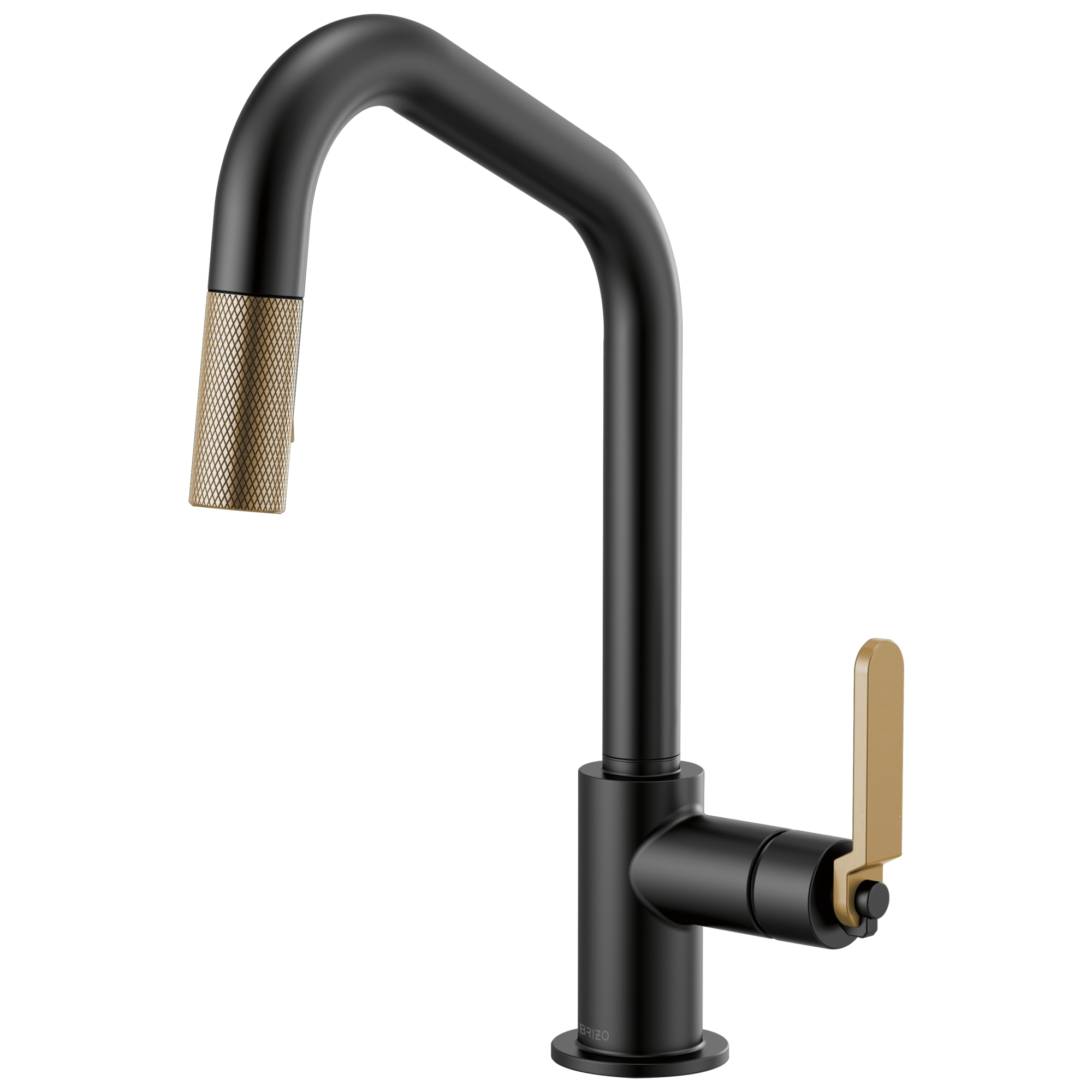 Brizo Litze Pull-Down Faucet with Angled Spout and Industrial Handle by Brizo
