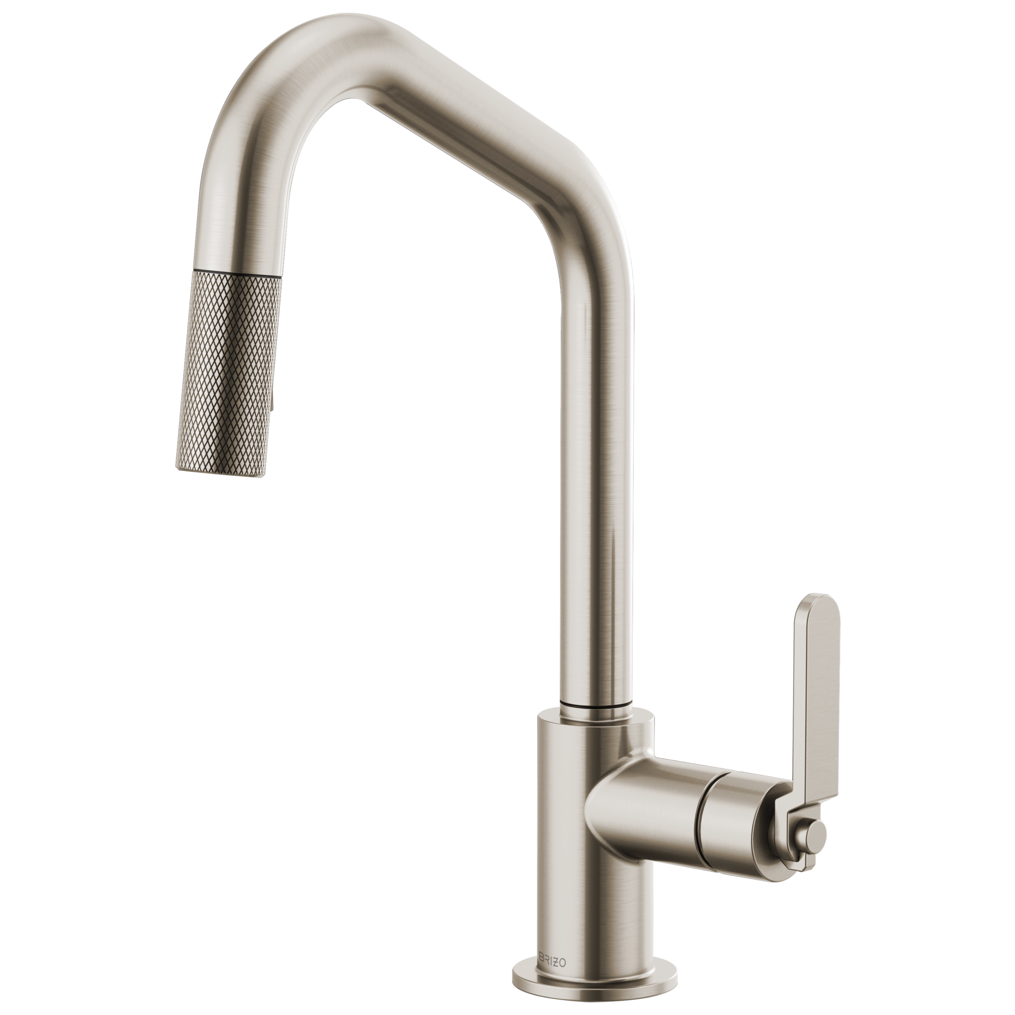 Brizo Litze Pull-Down Faucet with Angled Spout and Industrial Handle by Brizo