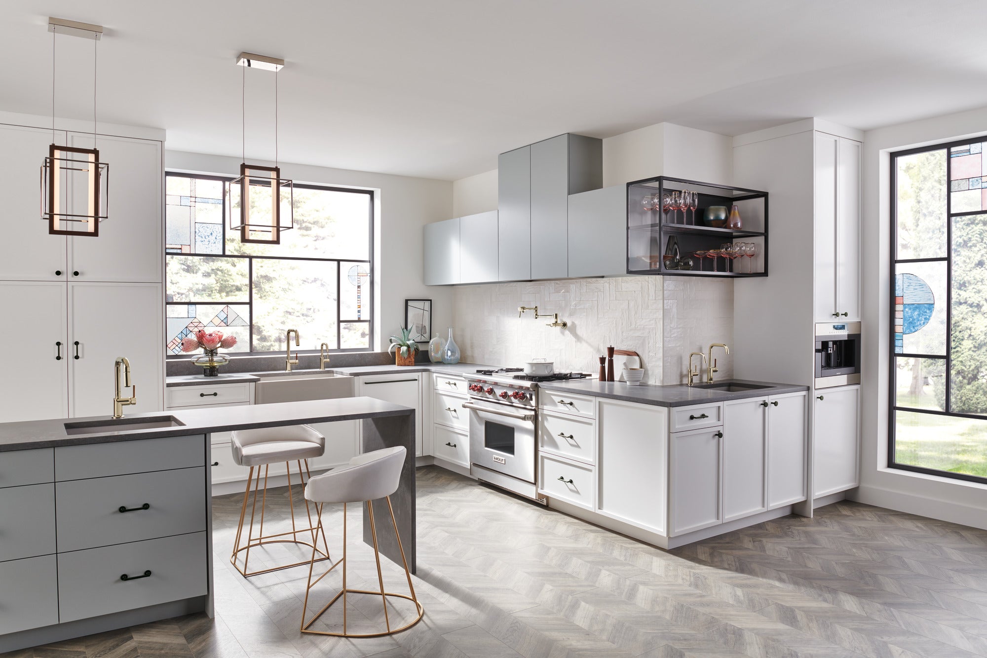 polished nickel prep faucet