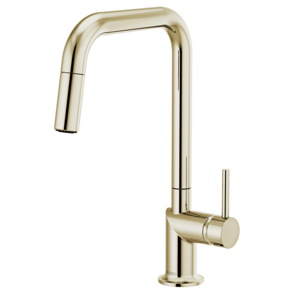 Brizo Odin Pull-Down Faucet With Square Spout - Less Handle
