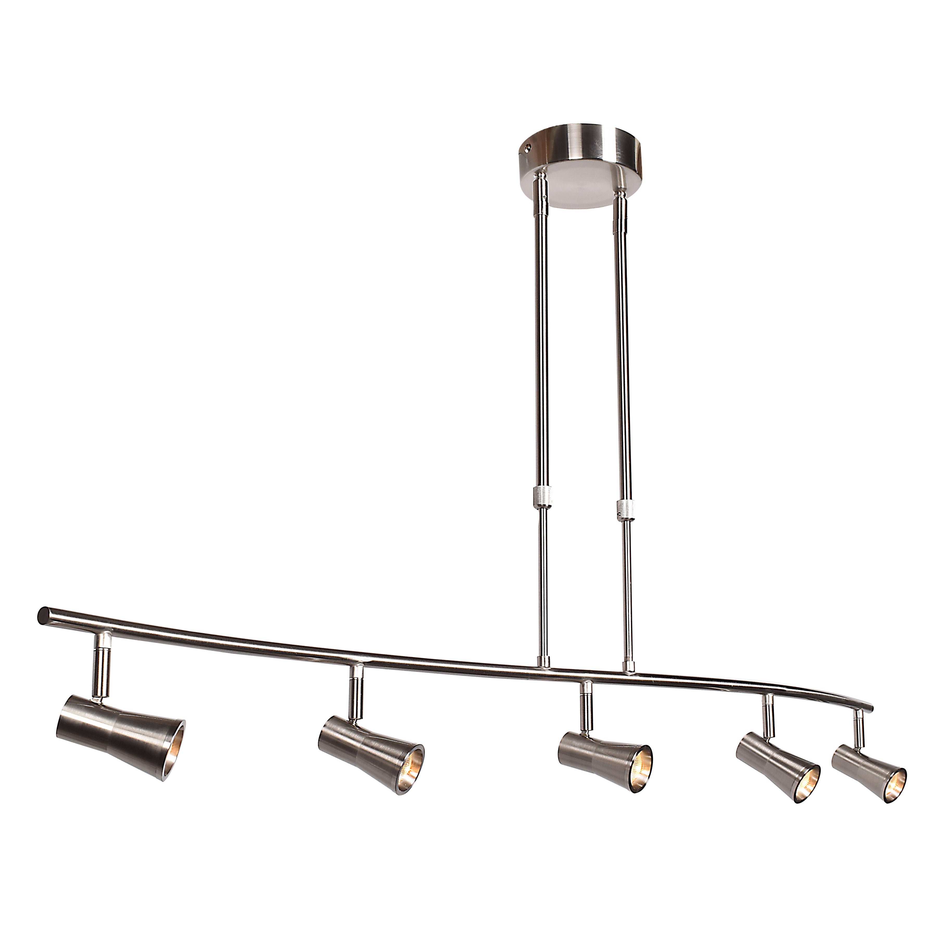 brushed steel led pendant