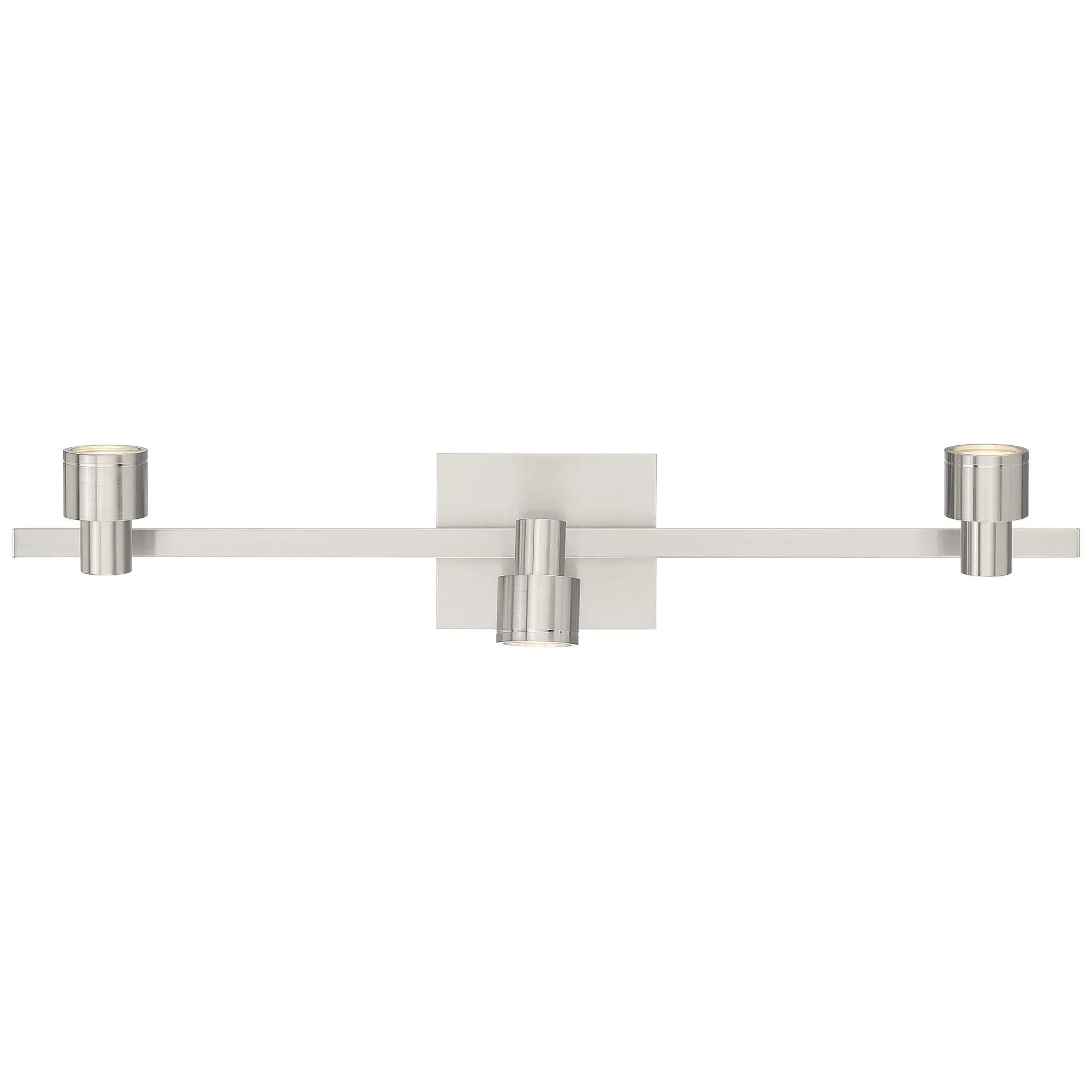 brushed steel adjustable led track
