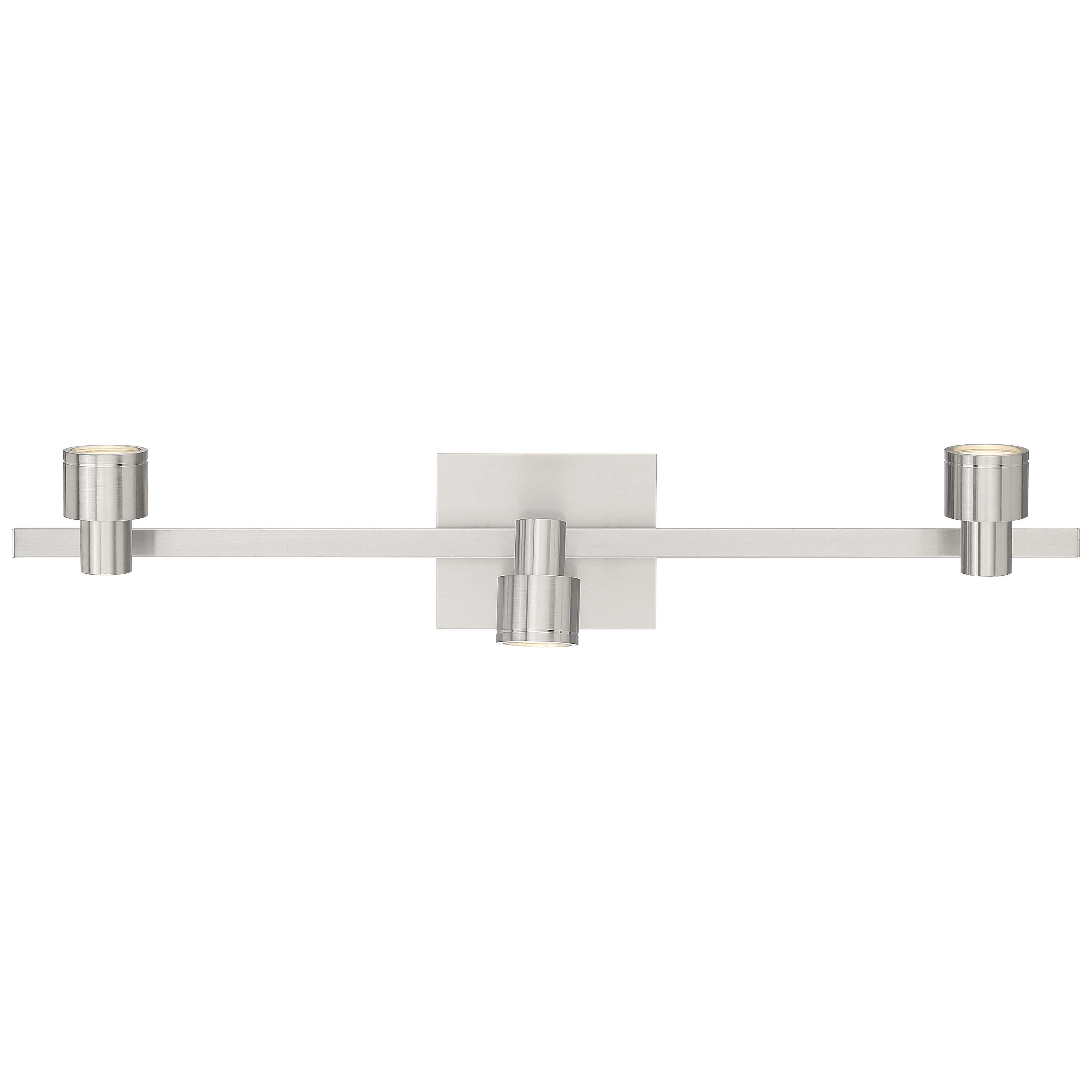 brushed steel adjustable led track