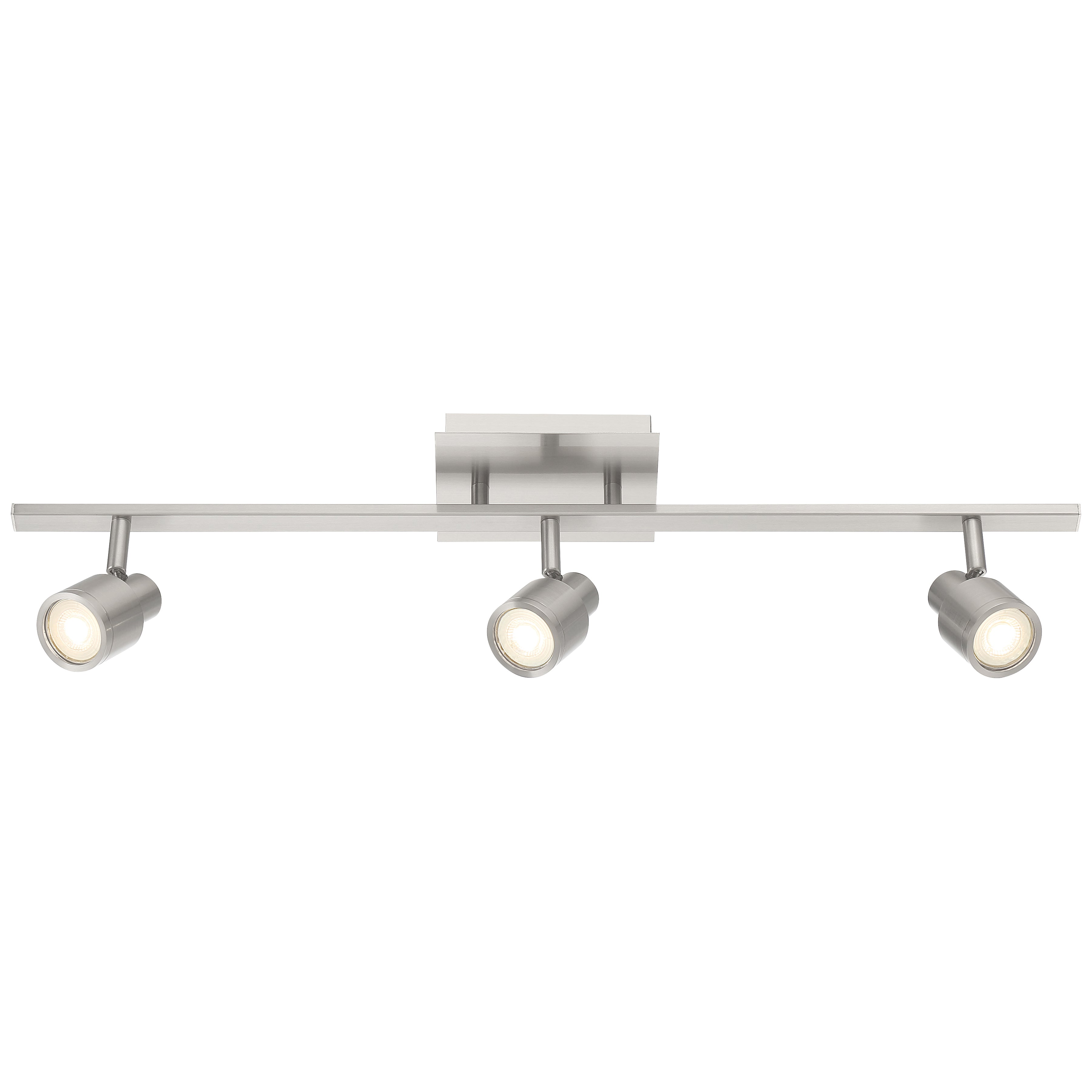 brushed steel adjustable led track