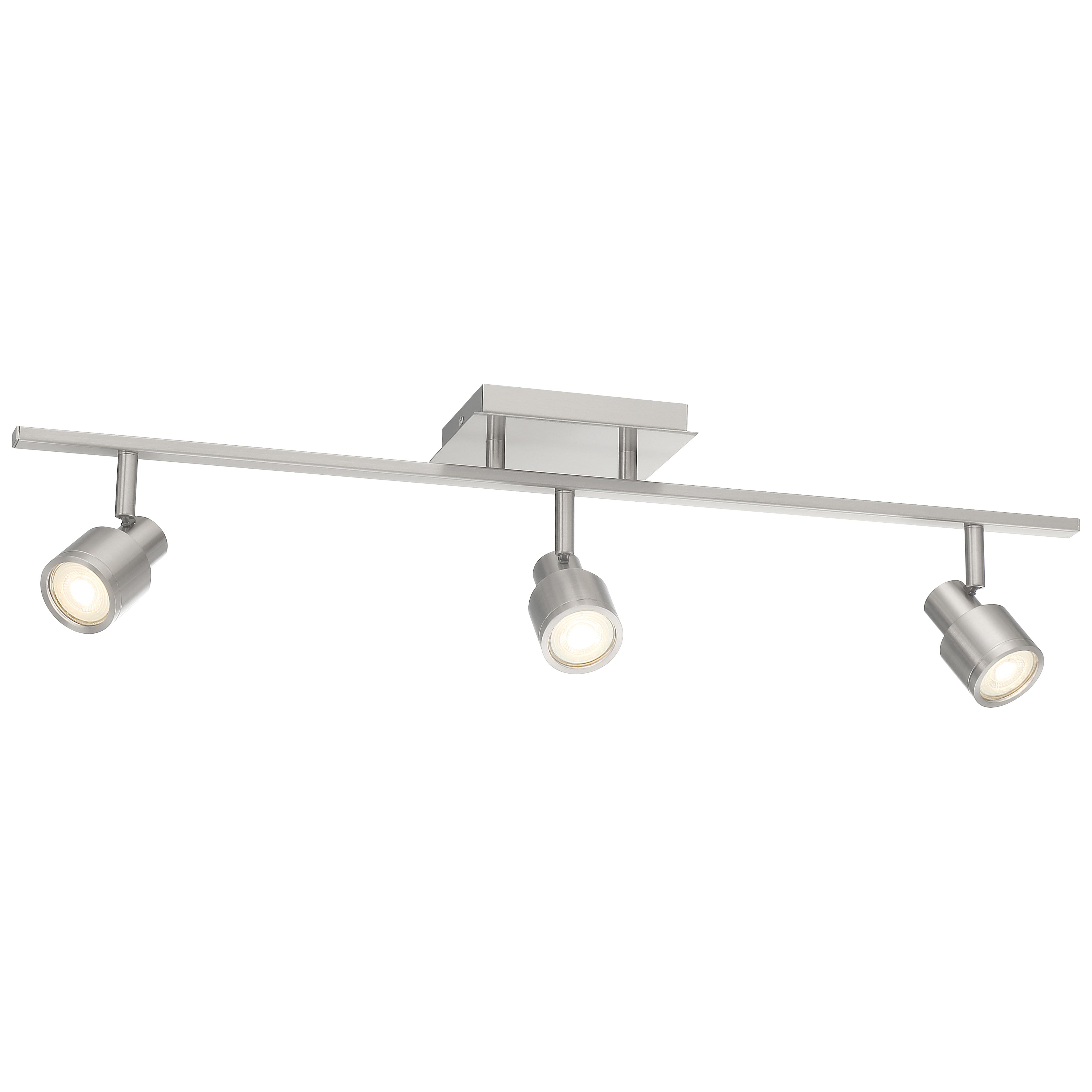 brushed steel adjustable led track