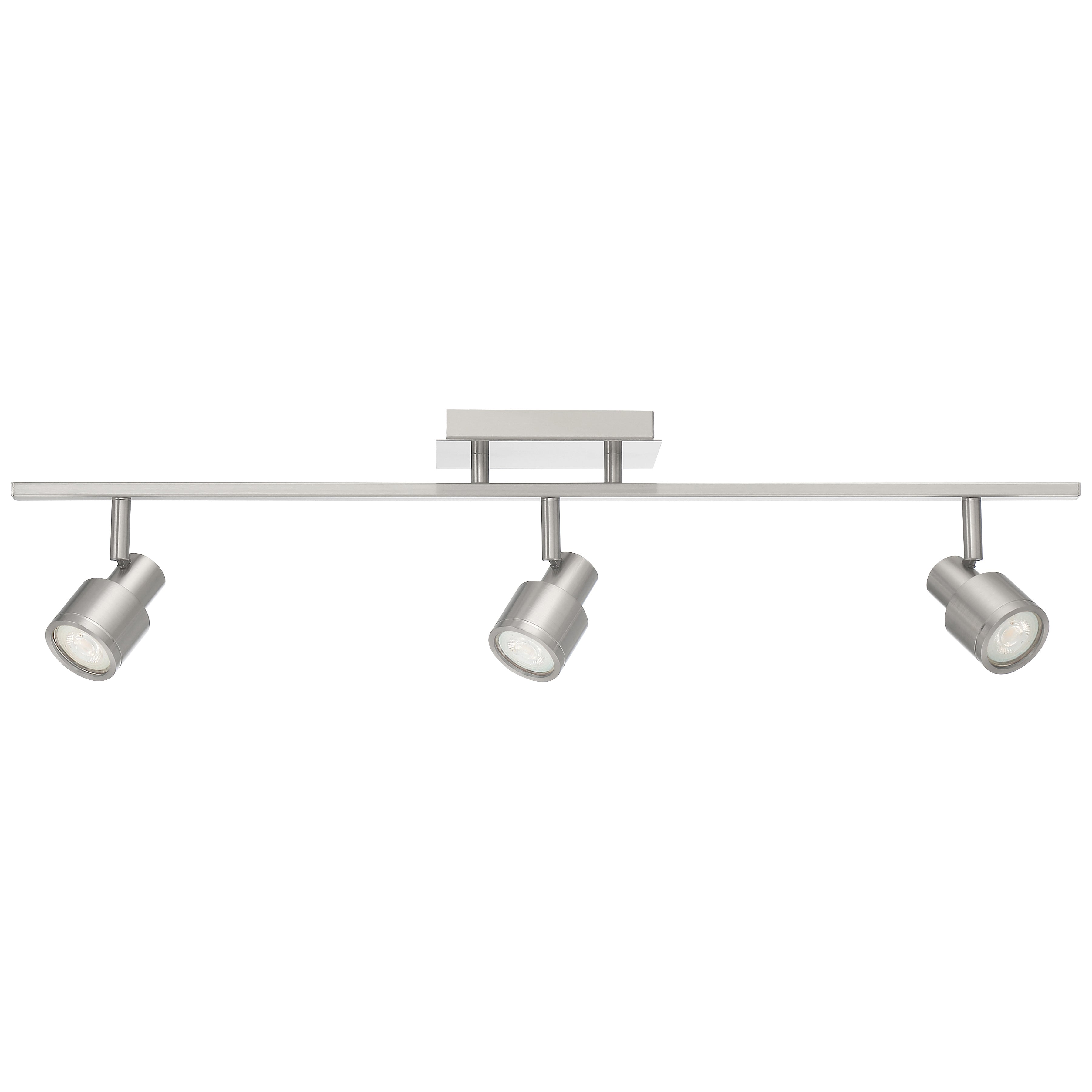 brushed steel adjustable led track