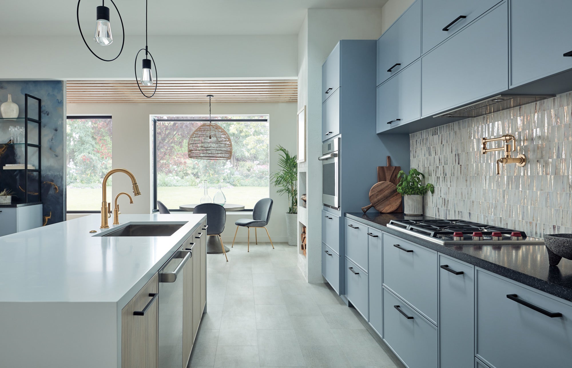 luxe gold hot faucet