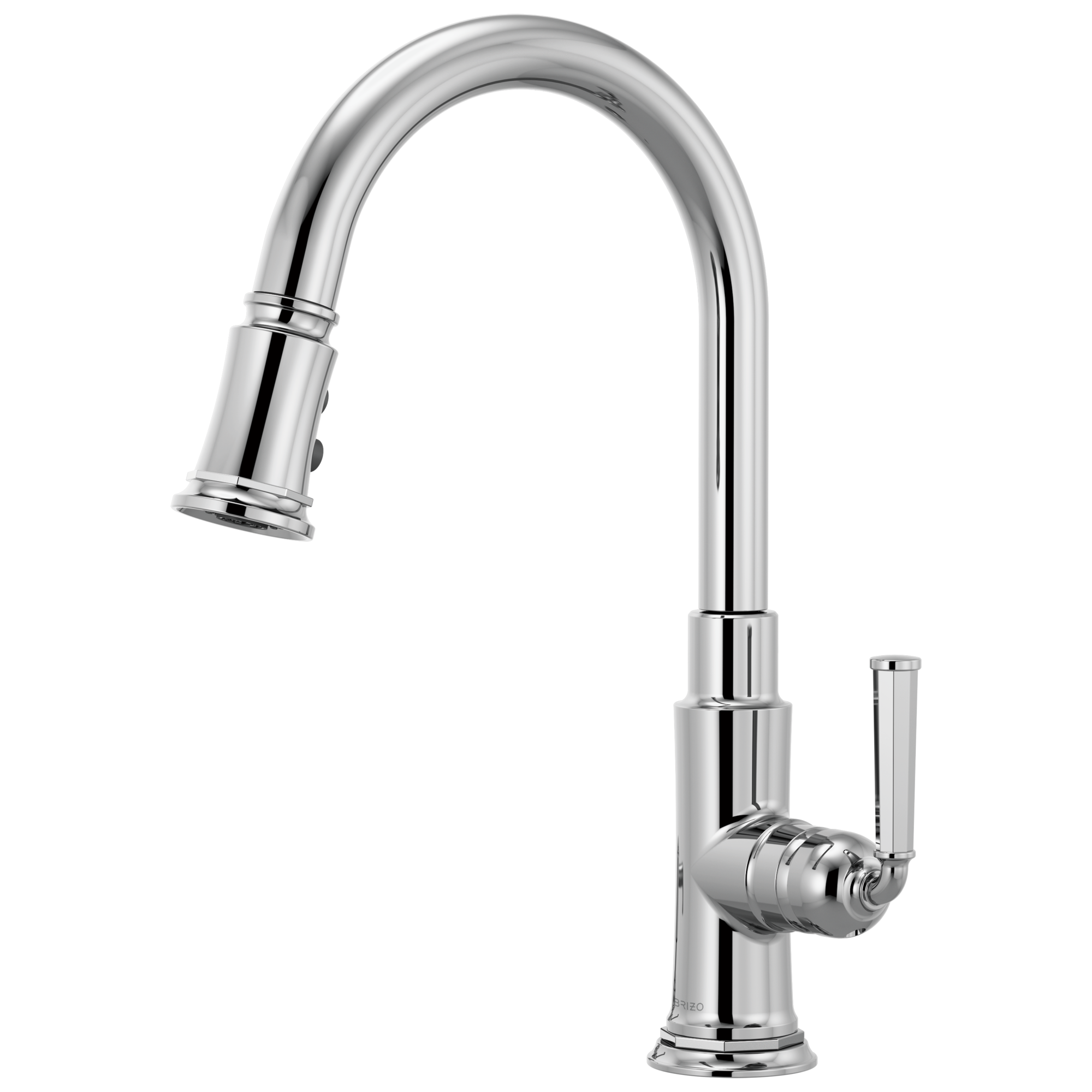 chrome pull-down faucet