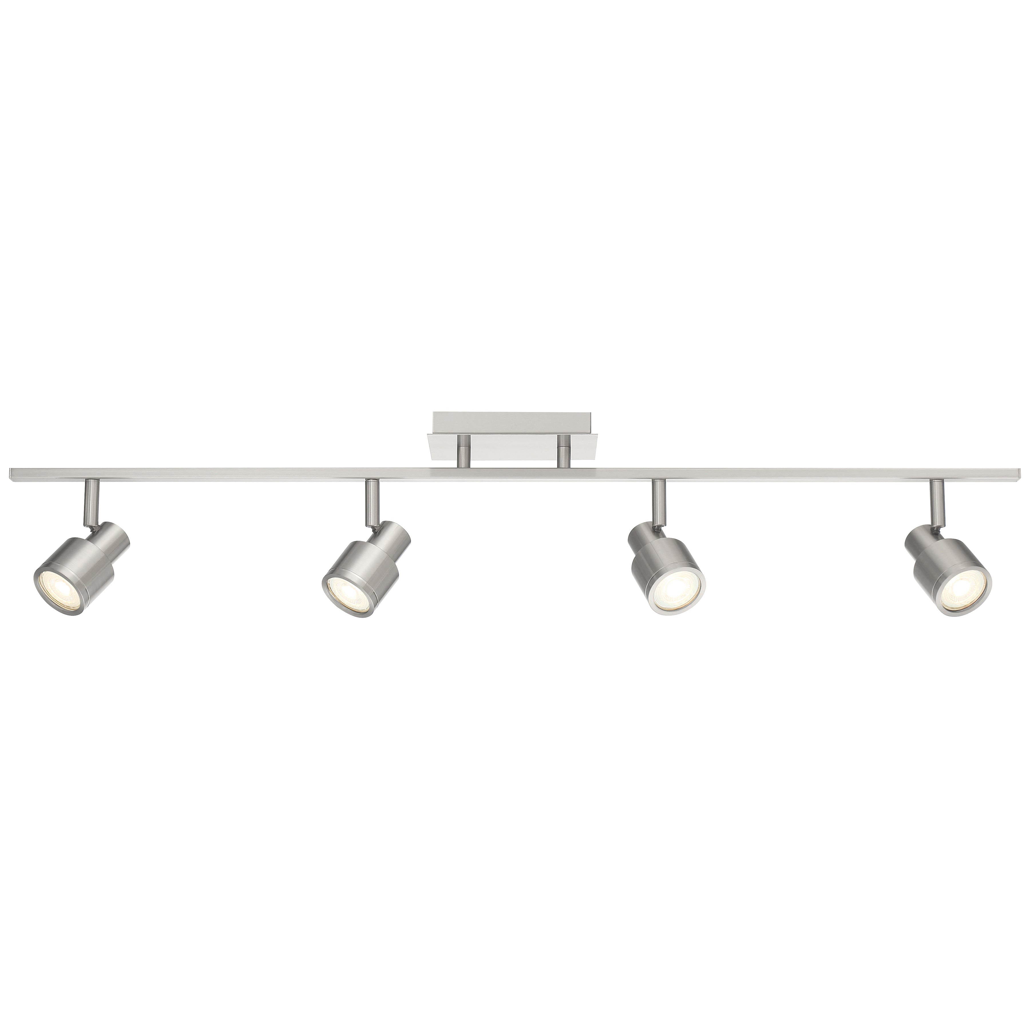 brushed steel adjustable led track