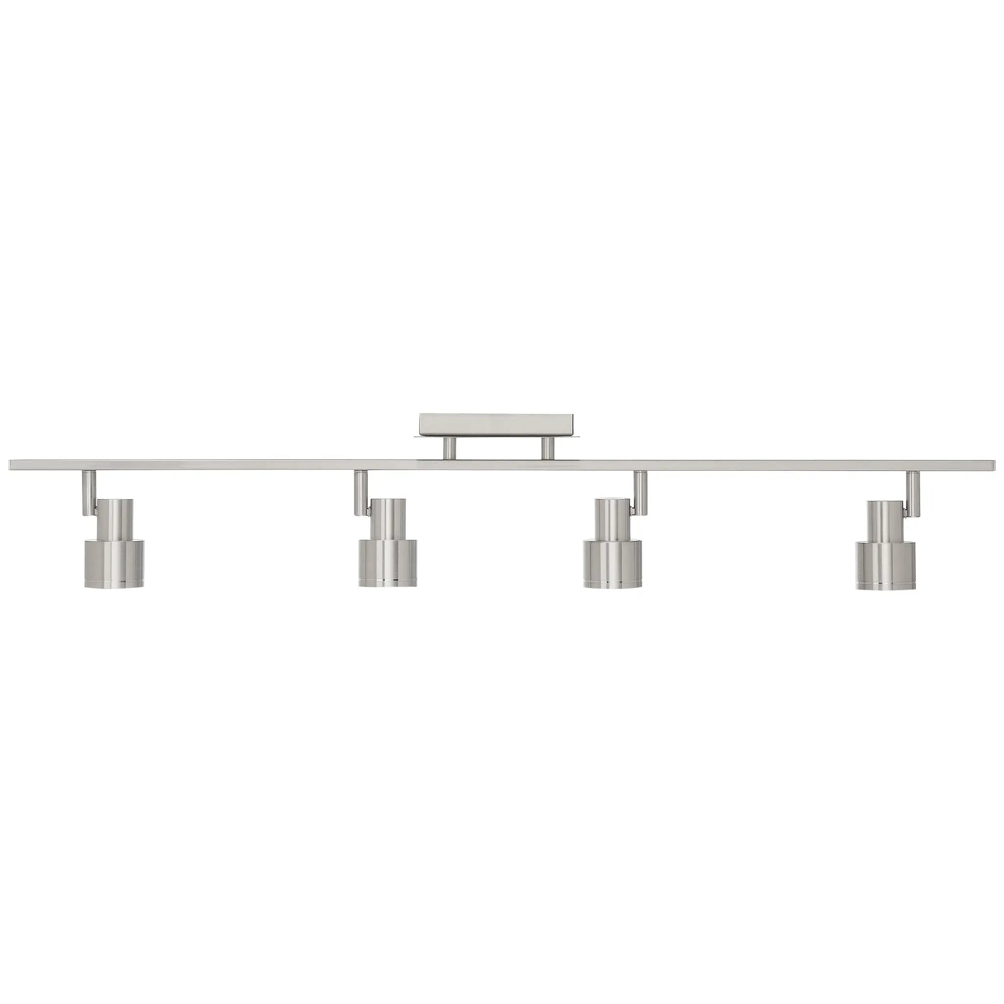brushed steel adjustable led track
