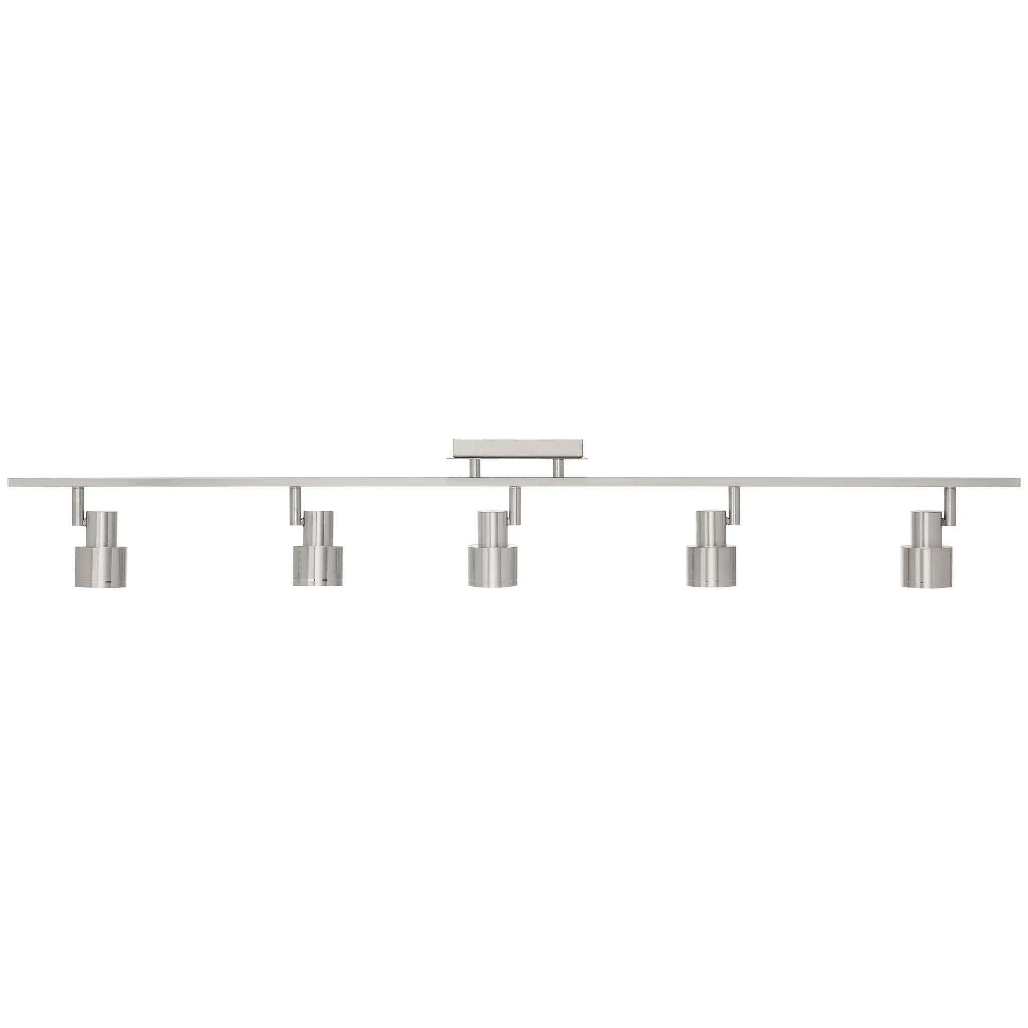 brushed steel adjustable led track