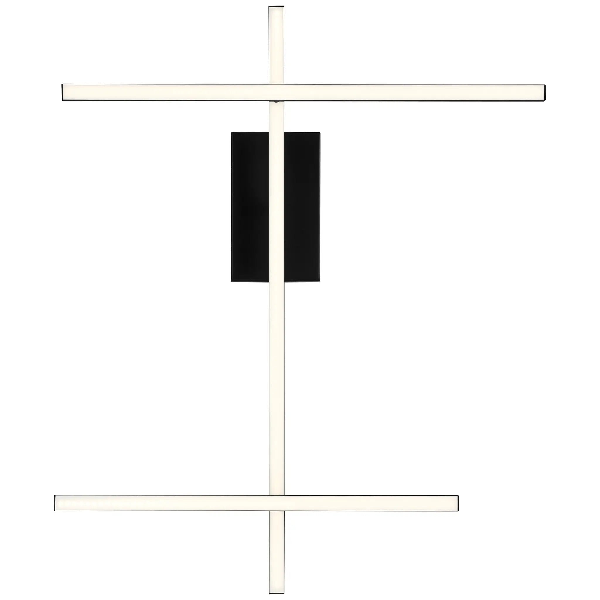 matte black adjustable led semi-flush