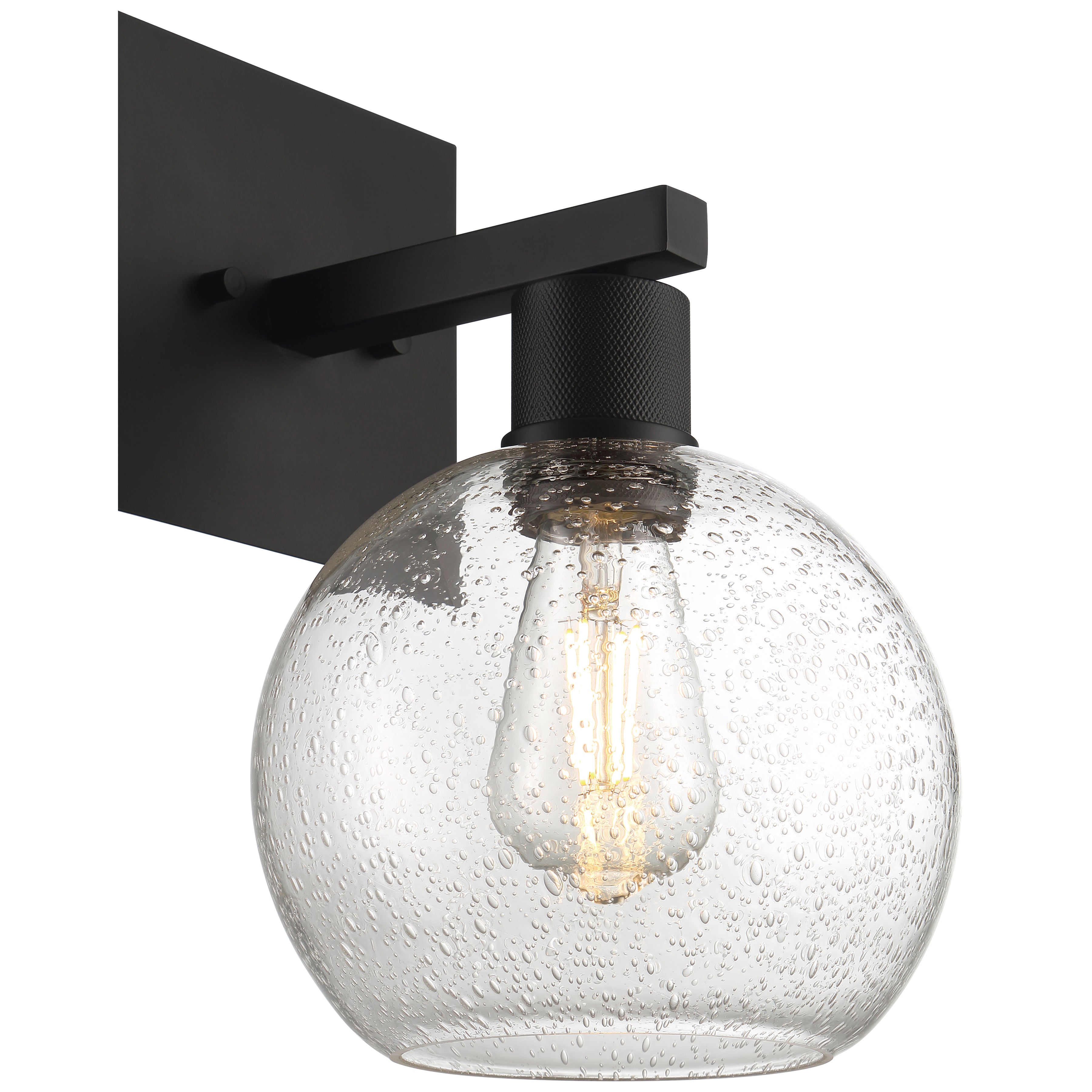 matte black led wall sconce