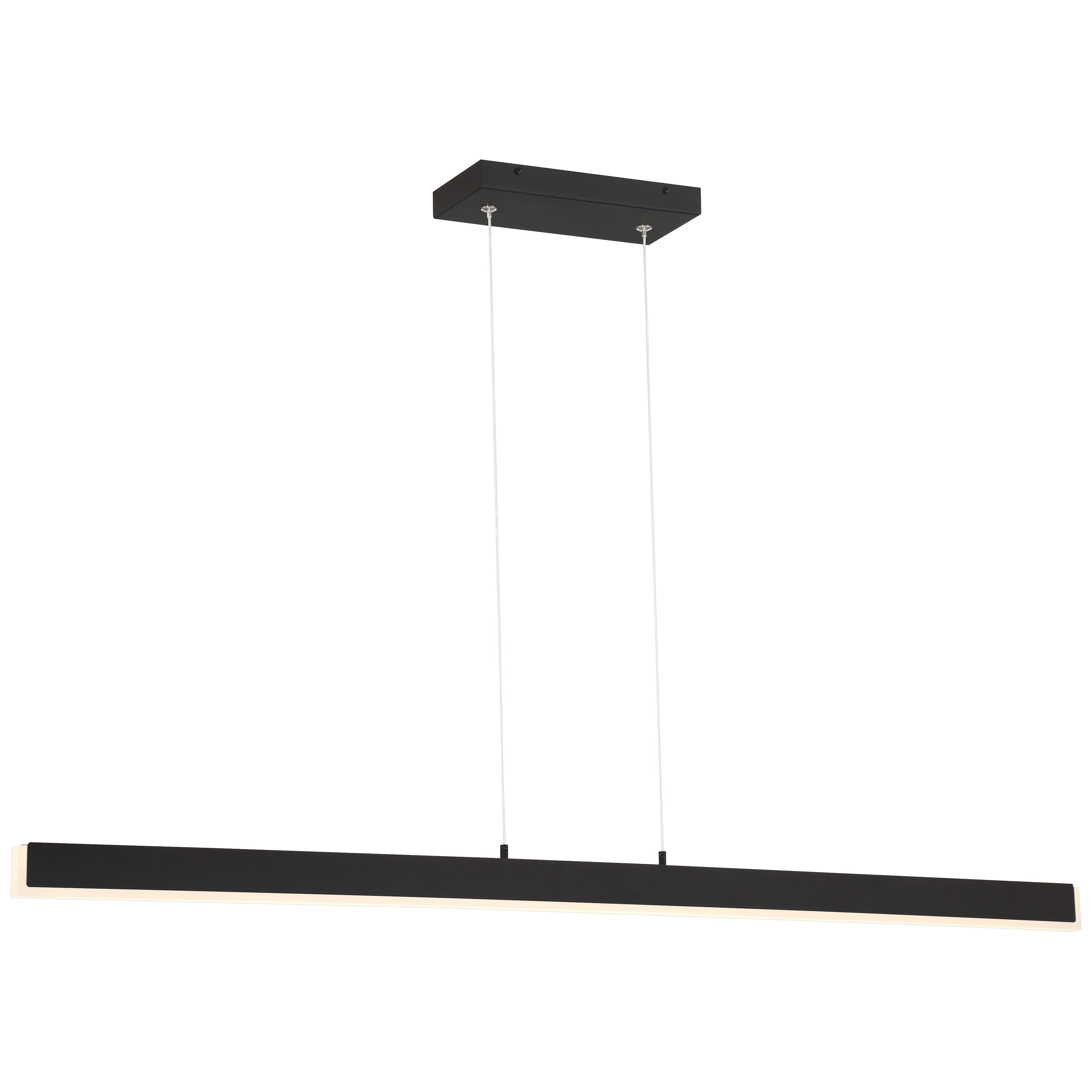 matte black dual voltage led pendant