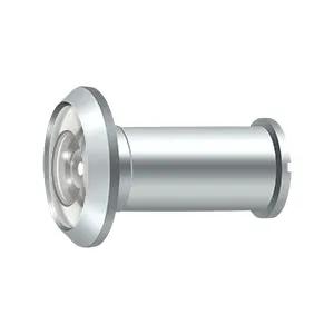 polished chrome door viewer